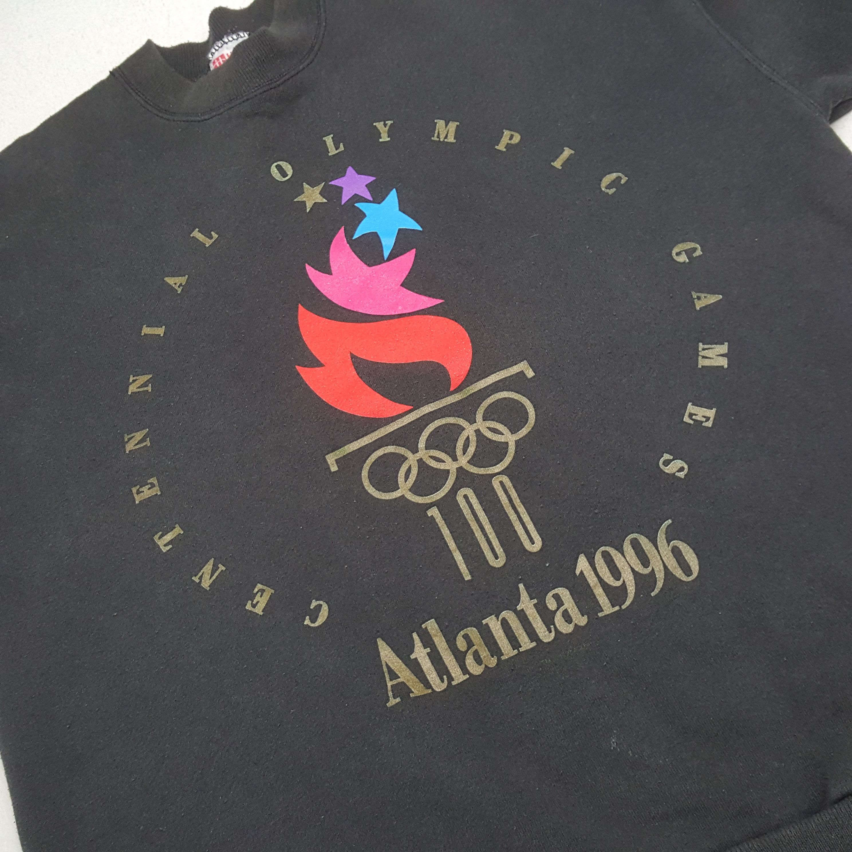 USA Olympics Olympic Games Atlanta 1996 Vintage Sweatshirt RR20 Size US L / EU 52-54 / 3 - 9 Thumbnail