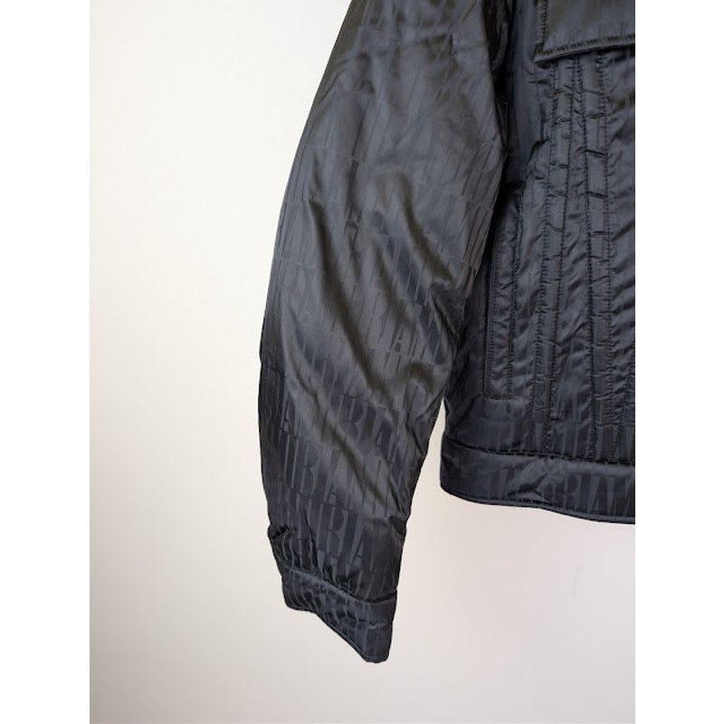 Amiri o1rshd1 Jacquard Filled Trucker Jacket in Black Size US M / EU 48-50 / 2 - 5 Thumbnail