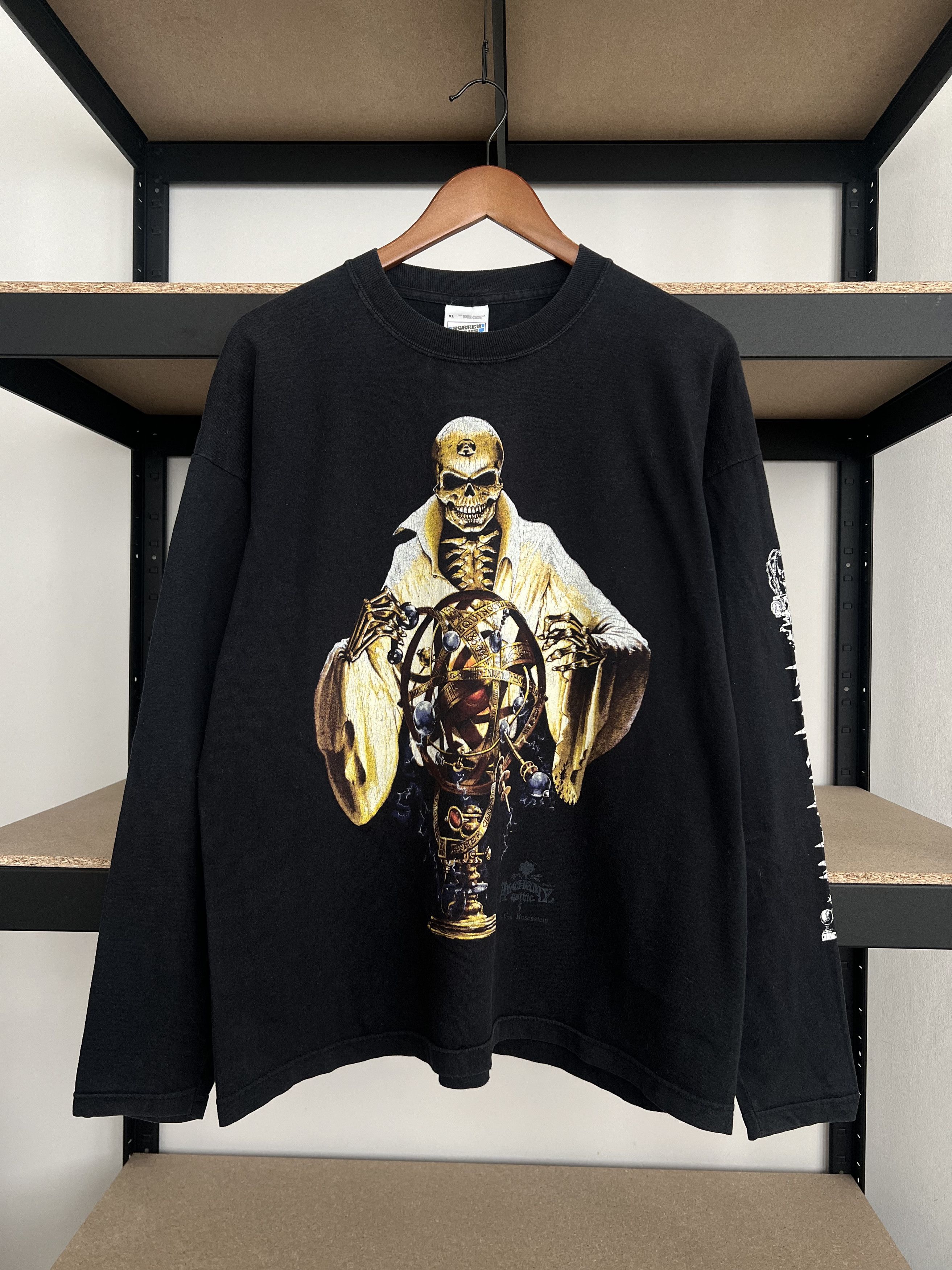 Vintage 90s Alchemy Gothic Di Von Rosenstein Long Sleeve