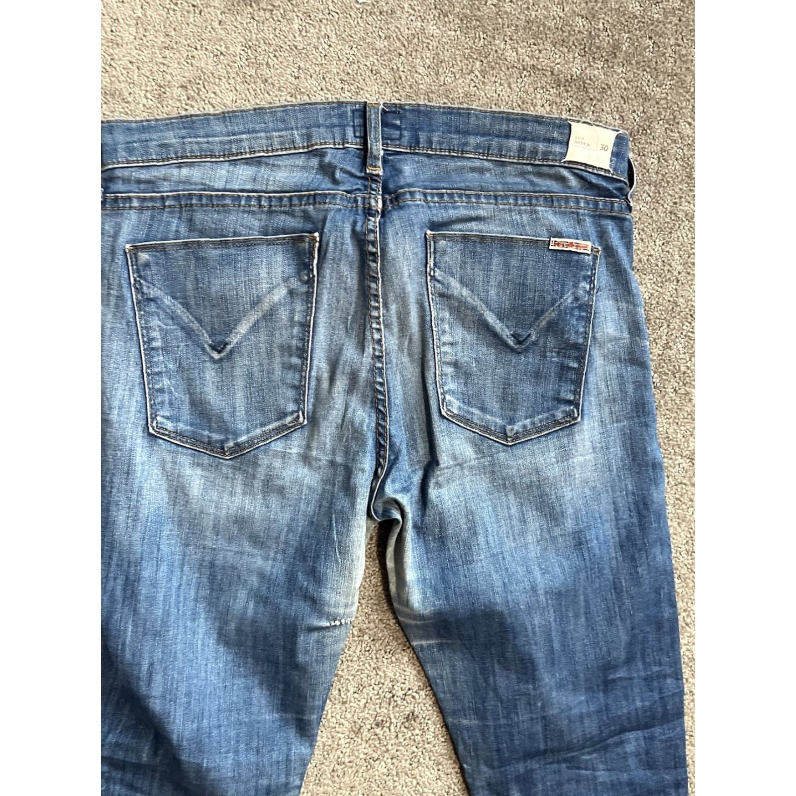 Hudson VINTAGE Women’s HUDSON Harkin Crop Skinny Cuff Jeans Size 30 Blue Jeans Womens Size 30" / US 8 / IT 44 - 2 Thumbnail