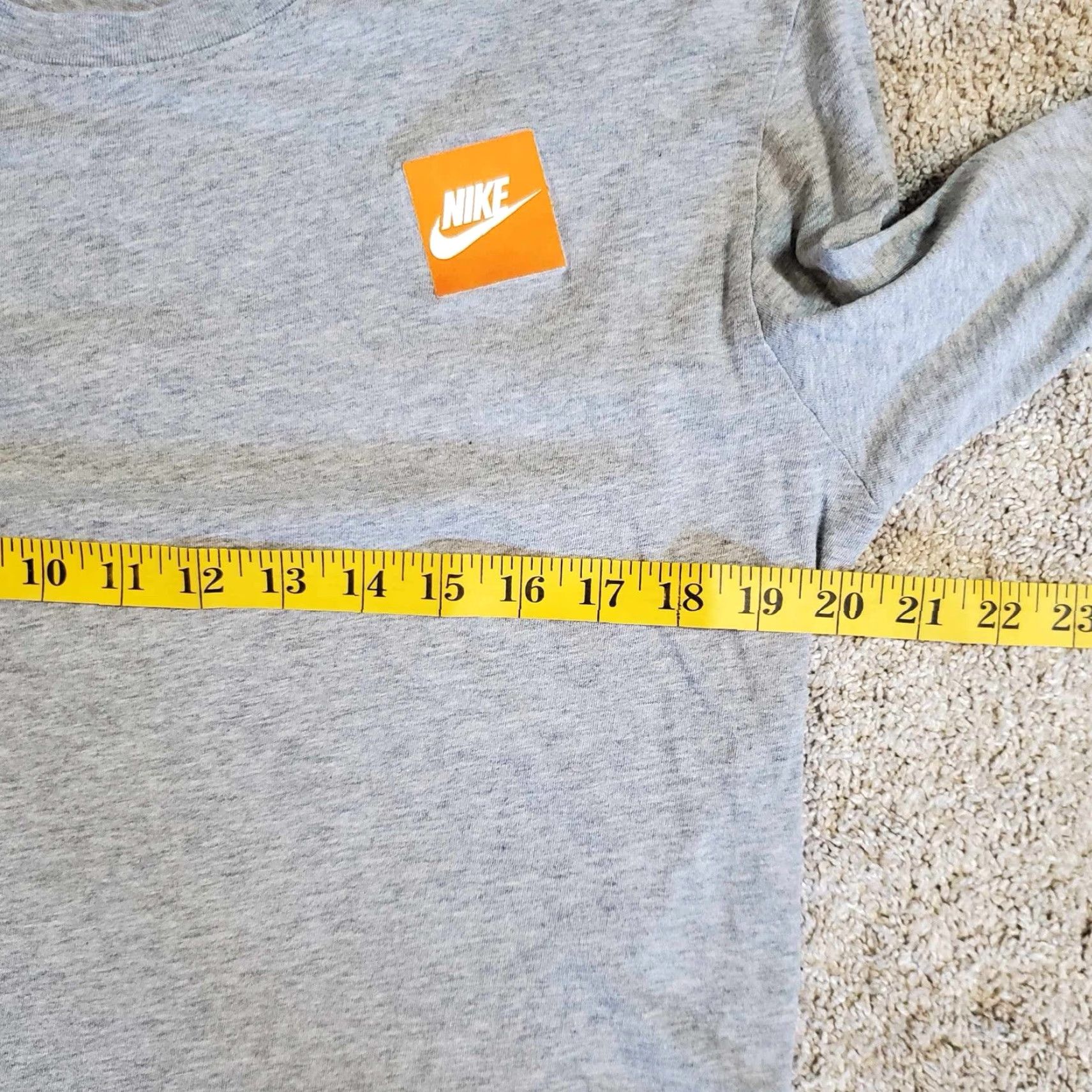 Nike Nike Just Do It Long Sleeve T-Shirt Men M Gray Sleeve Hit Spellout Swoosh Size US M / EU 48-50 / 2 - 5 Thumbnail