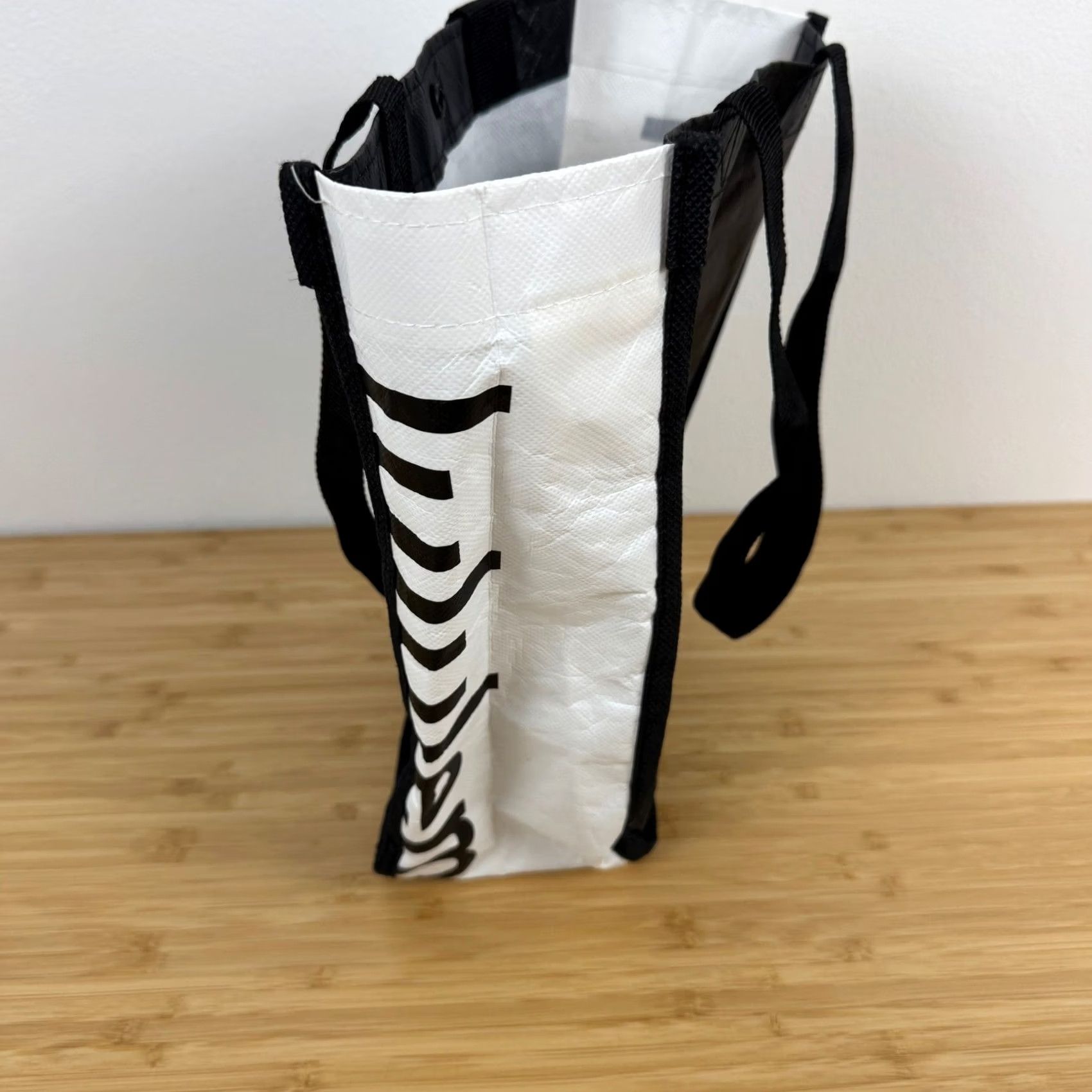 Lululemon Lululemon Tote Bag Black White Small Reusable Shopping Bag Size ONE SIZE - 3 Thumbnail