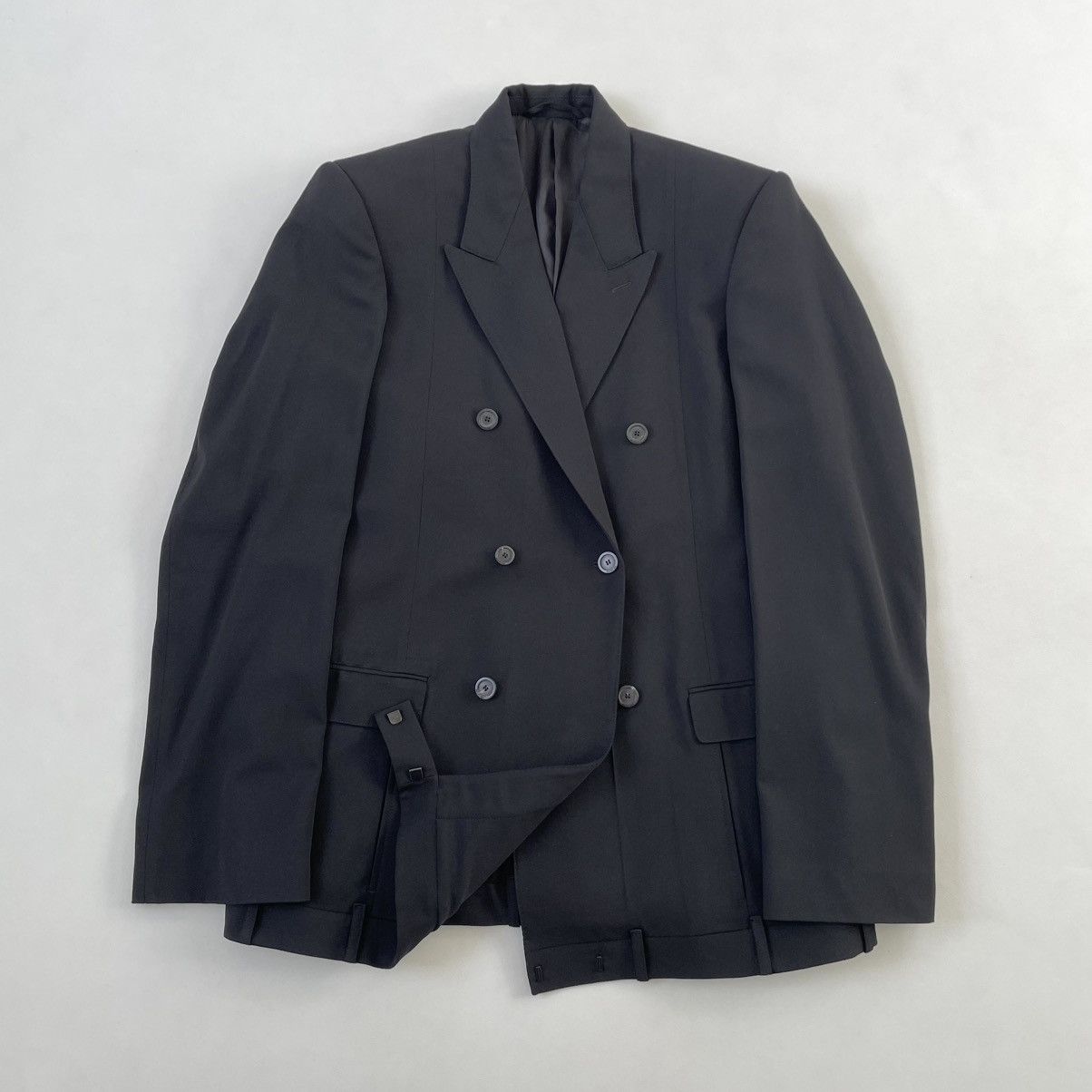 Balenciaga A/W 23 ‘Hybrid Trouser Detail’ Wool Blazer Size 40R - 20 Thumbnail