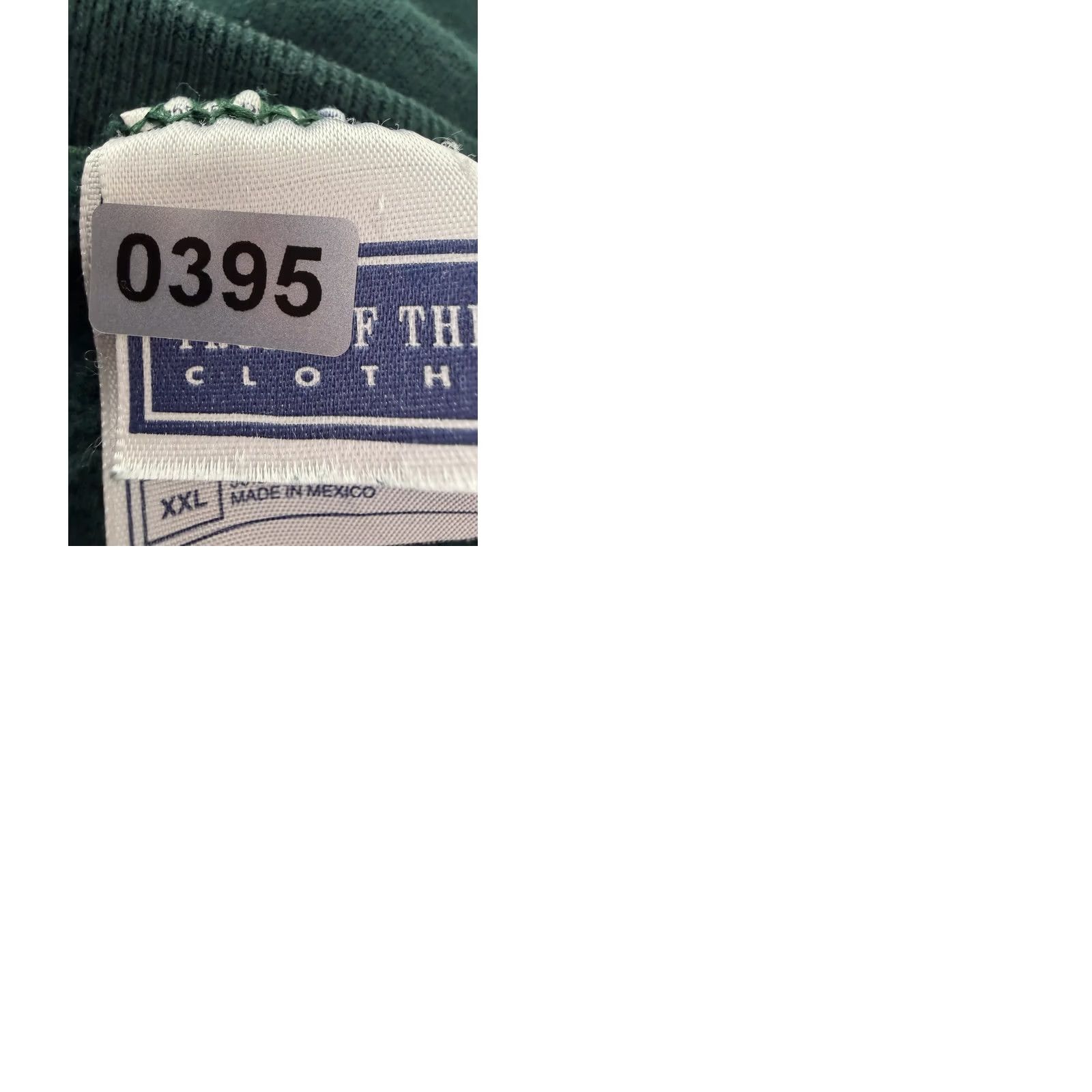 Fruit Of The Loom VINTAGE Fruit of the Loom Sweatshirt Mens 2XL Raglan Green 90s College Sports Pullover Crew Neck Size US XXL / EU 58 / 5 - 9 Thumbnail