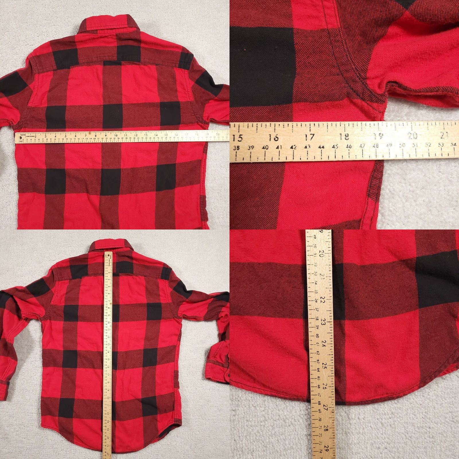 American Eagle Outfitters VINTAGE American Eagle Outfitters Heritage Flannel Button Up Shirt Men S Long Sleeve Red Plaid Logo Shirt Button-Up Sweatshirt Not applicable Size US S / EU 44-46 / 1 - 8 Thumbnail