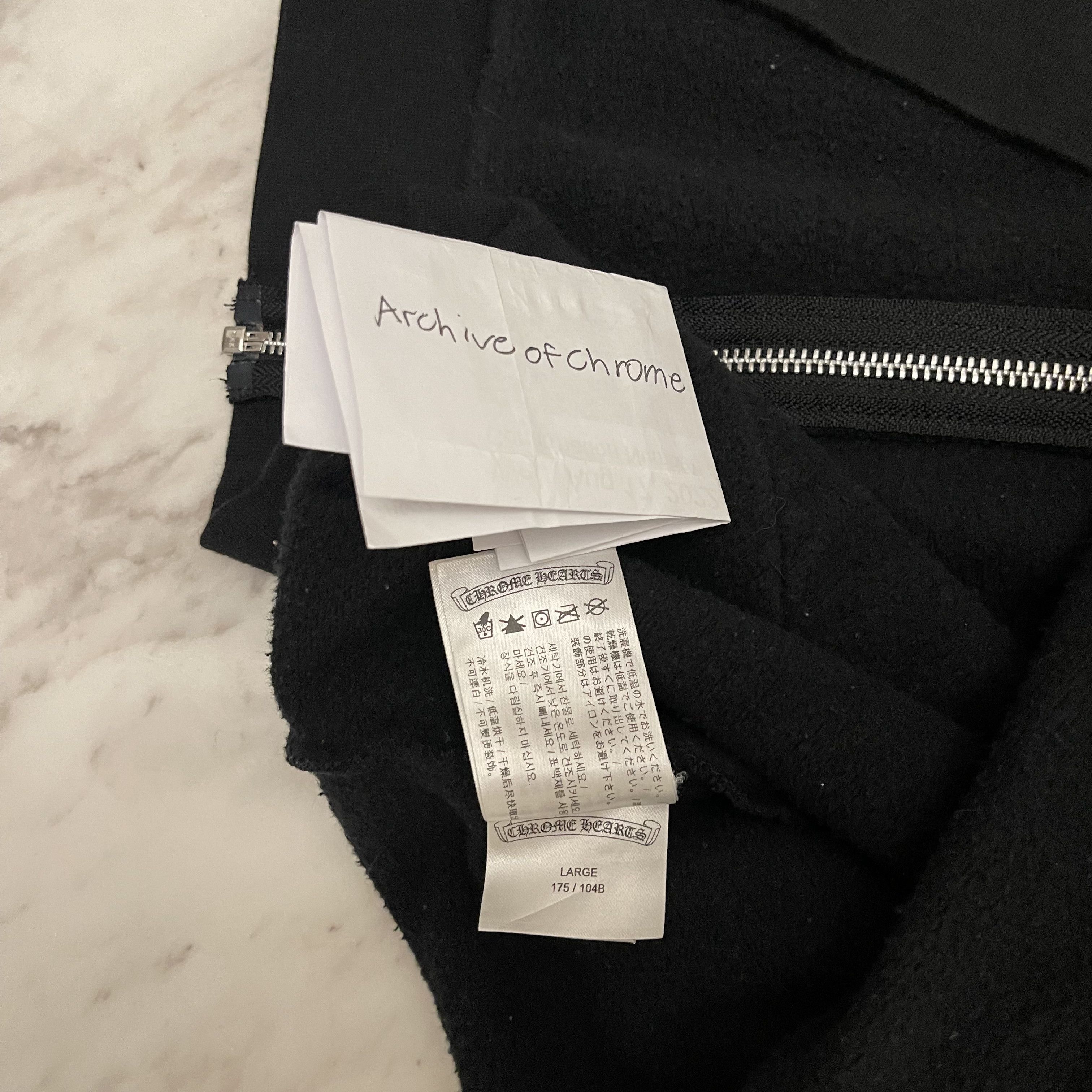 Chrome Hearts Chrome Hearts Eye Chart Dagger Zip Up Hoodie Size US L / EU 52-54 / 3 - 7 Thumbnail