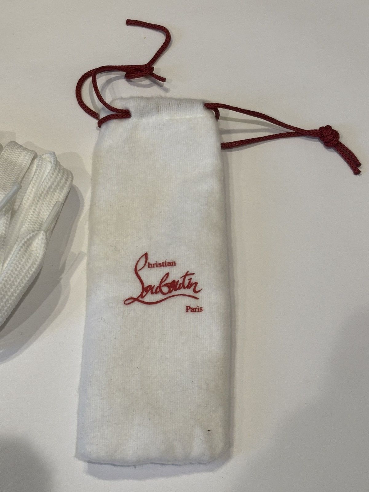 Christian Louboutin Christian Louboutin New Shoes Laces, White (48” x 0.5”) Size ONE SIZE - 6 Thumbnail