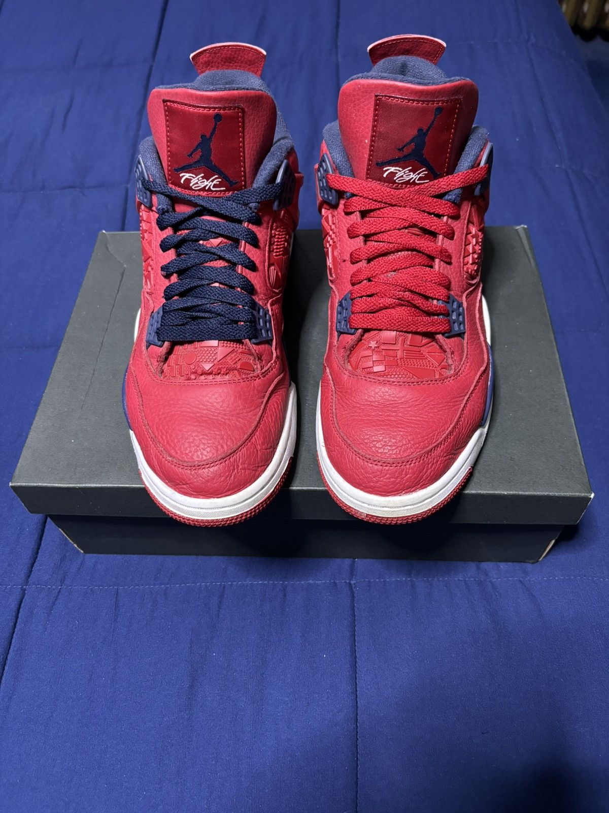 Jordan Brand Jordan 4 Retro FIBA 2019 Size 11.5 Size US 11.5 / EU 44-45 - 1 Thumbnail