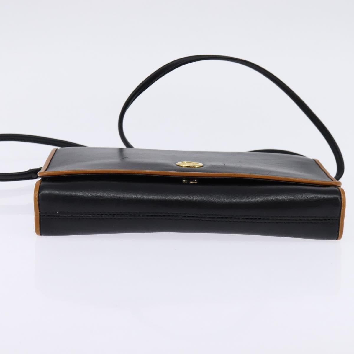 Celine CELINE Shoulder Bag Leather Black Gold Size ONE SIZE - 9 Thumbnail