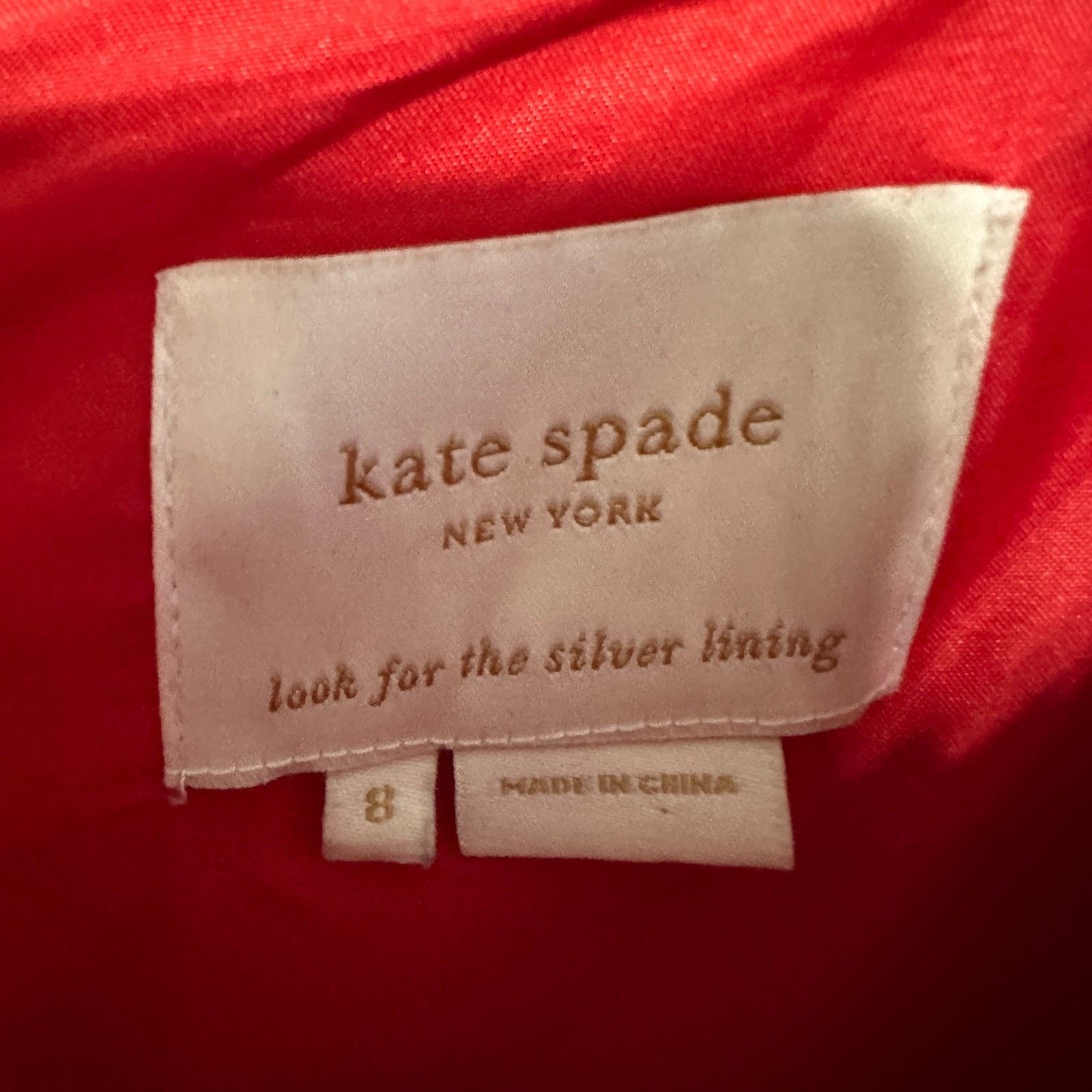 Kate Spade Kate Spade Luna Shift Dress Size 8 Red Wool Ruffle Classic Size M / US 6-8 / IT 42-44 - 2 Thumbnail