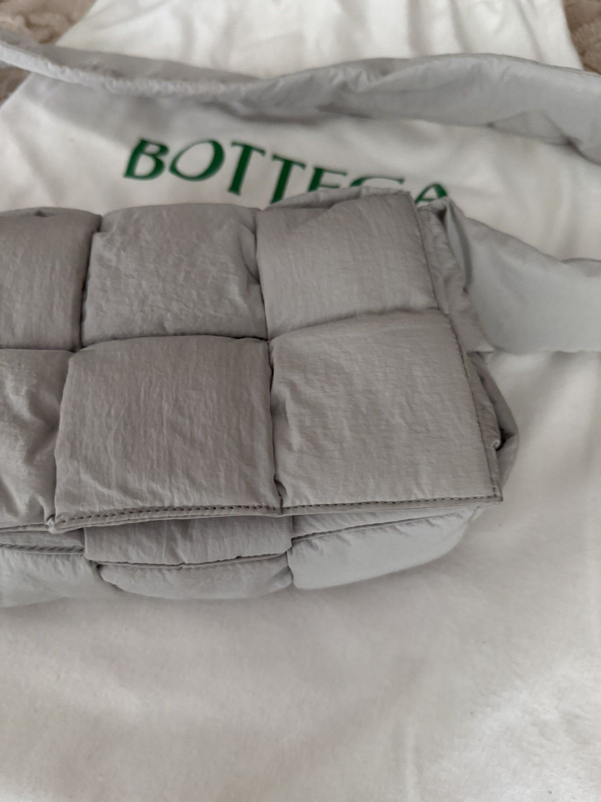 Bottega Veneta Padded Tech Cassette Gray Grey Size ONE SIZE - 8 Thumbnail