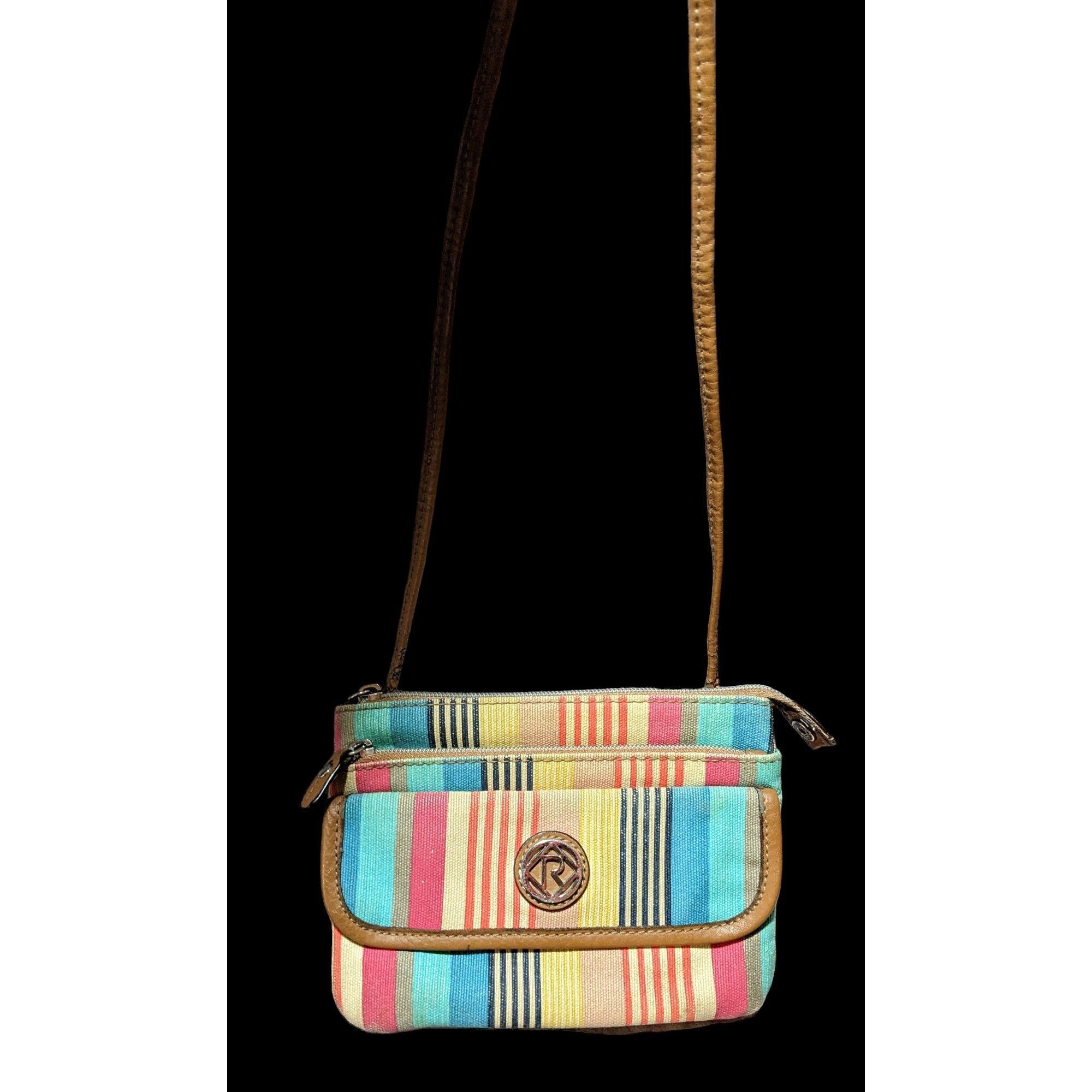 Relic Relic Retro Rainbow Striped Crossbody Bag Size ONE SIZE - 2 Thumbnail