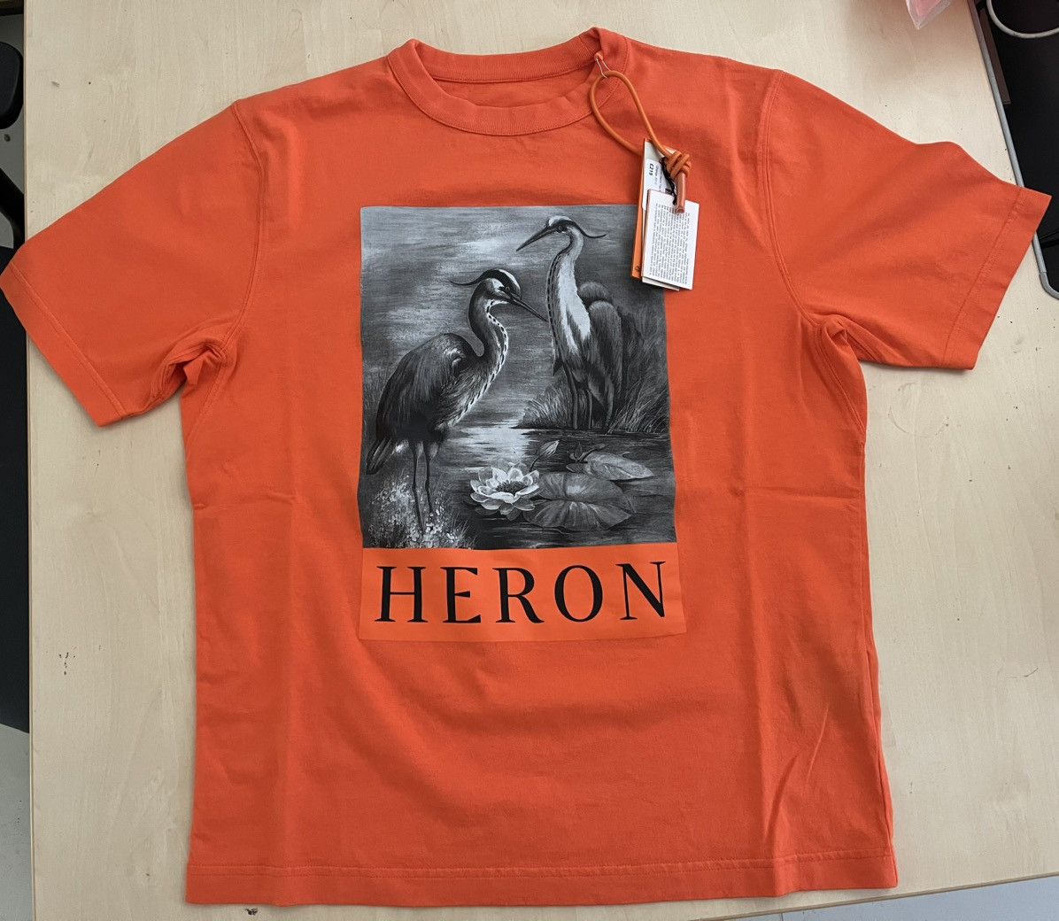 Heron Preston Orange Heron T-Shirt
