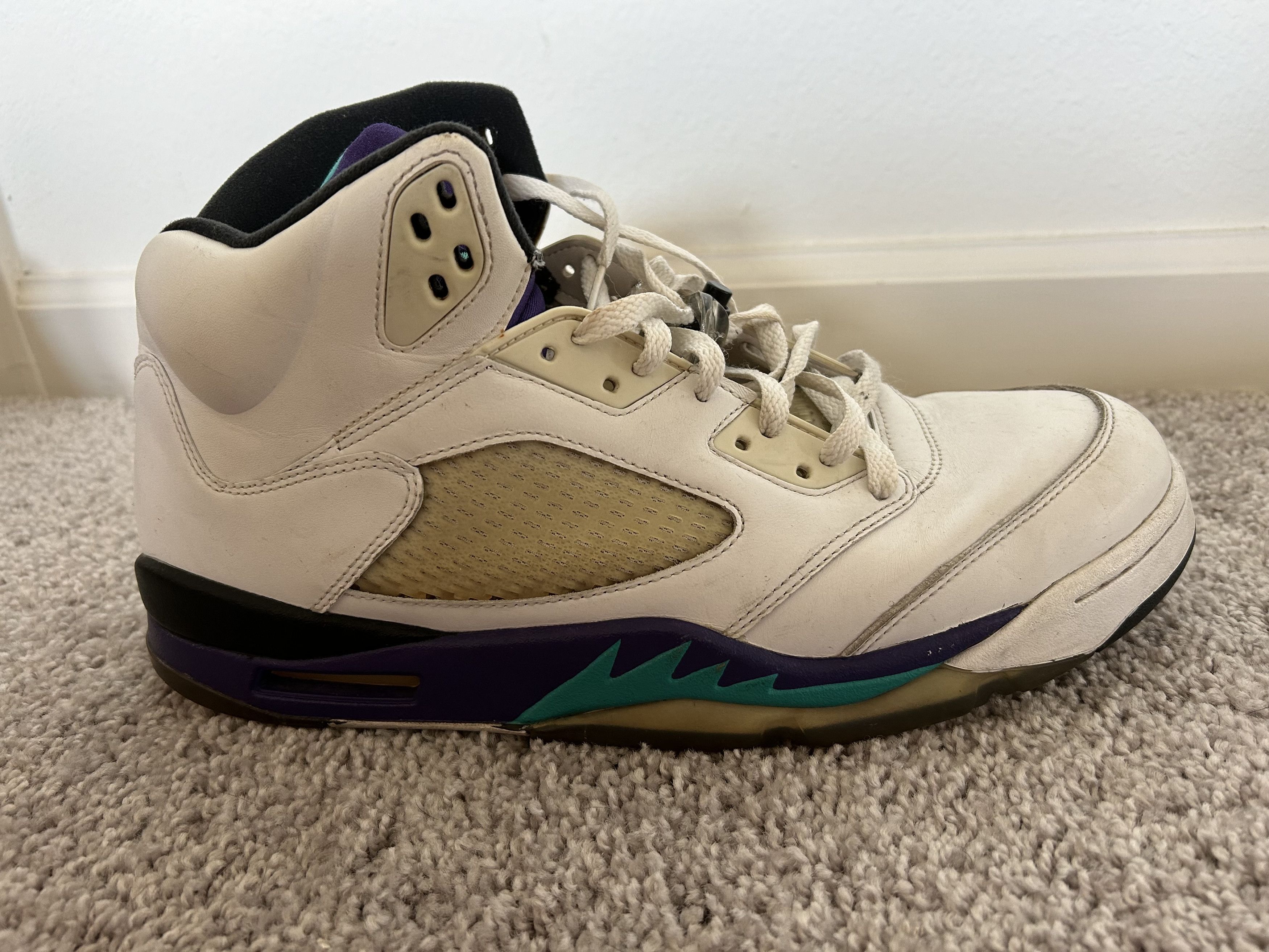 Jordan Brand Air Jordan 5 Retro “Grape” 2013 Size US 13 / EU 46 - 2 Thumbnail