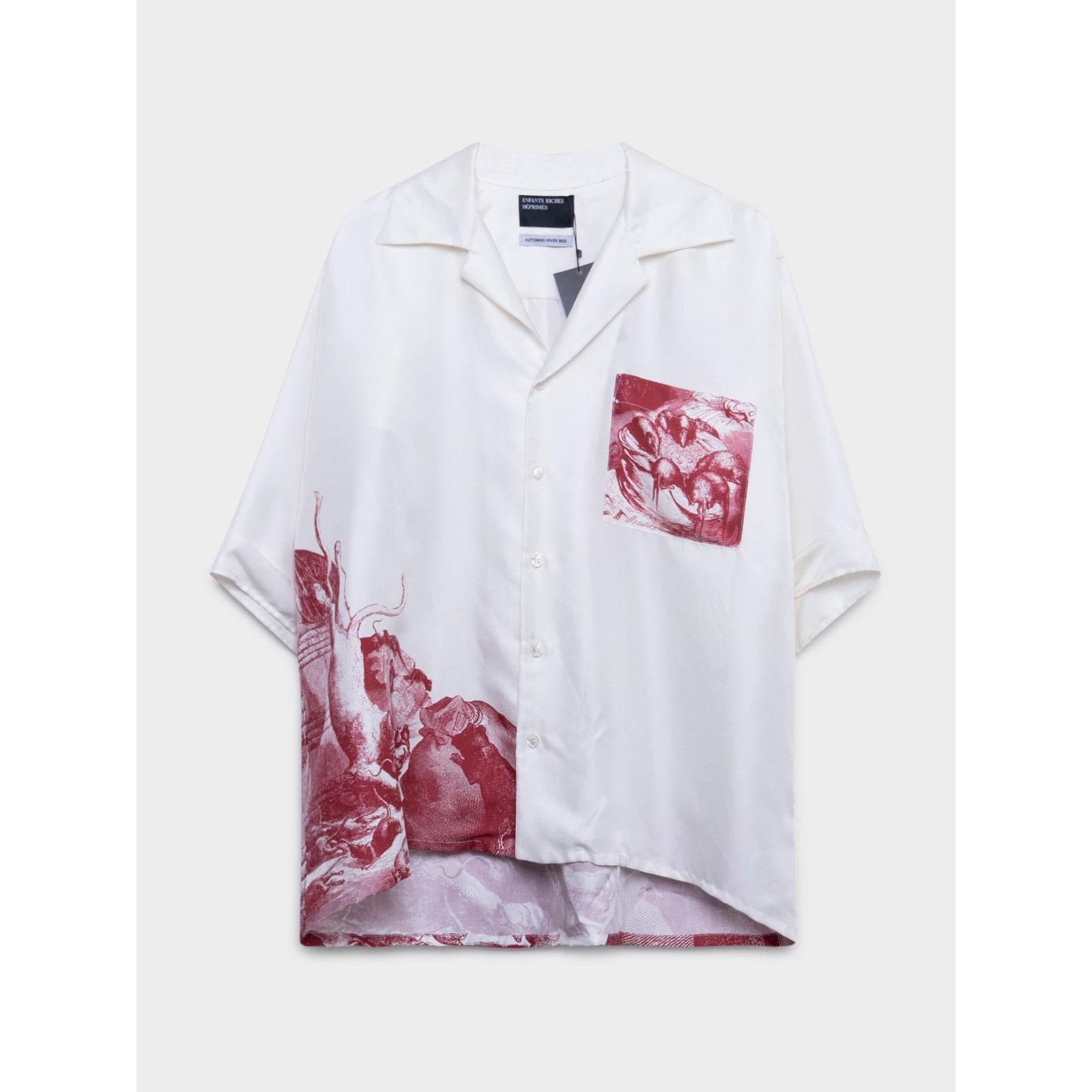 Enfants Riches Deprimes ERD Silk Anime Shirt Short Sleeve Size