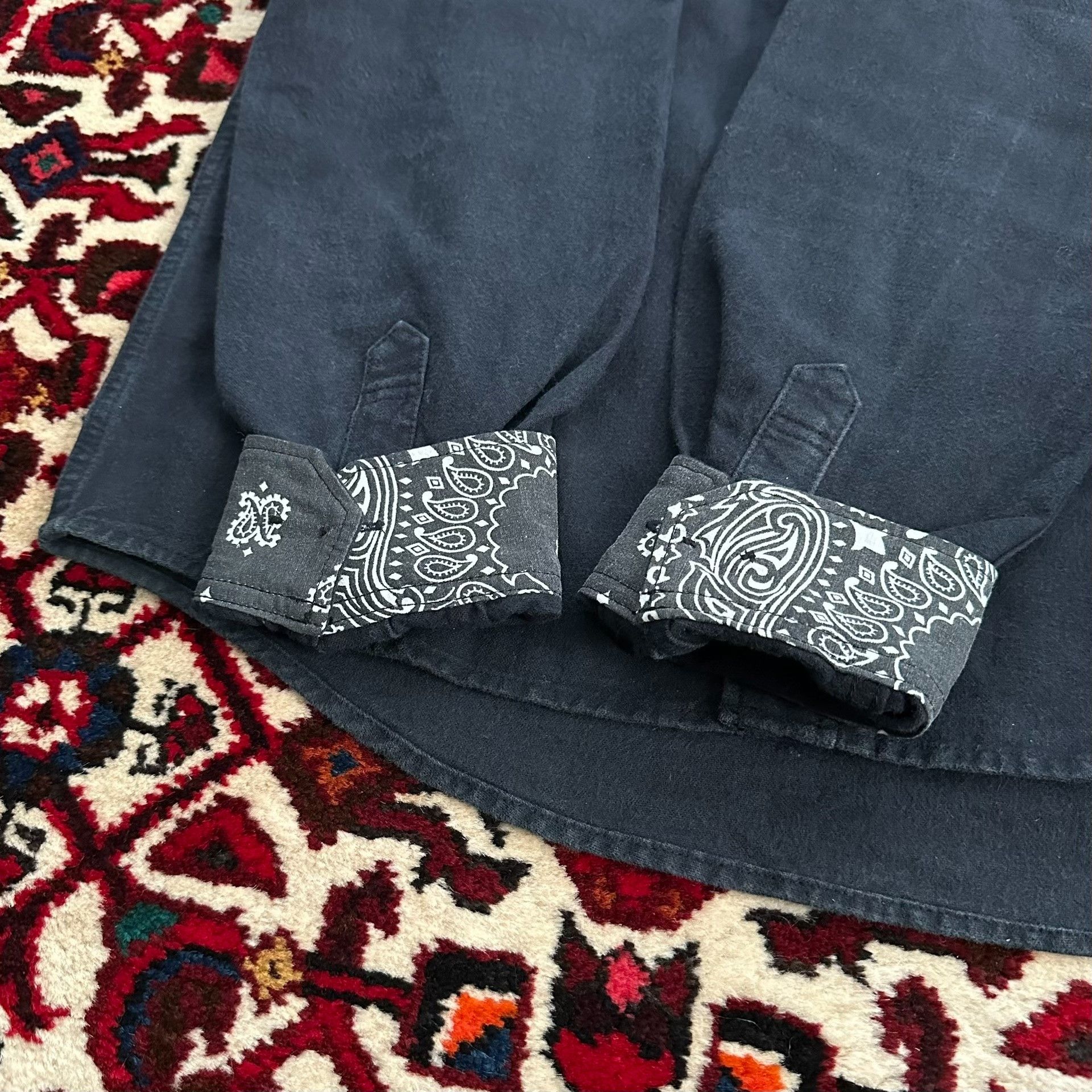 Visvim Visvim 18AW Black Flannel Shirt Size US M / EU 48-50 / 2 - 7 Thumbnail