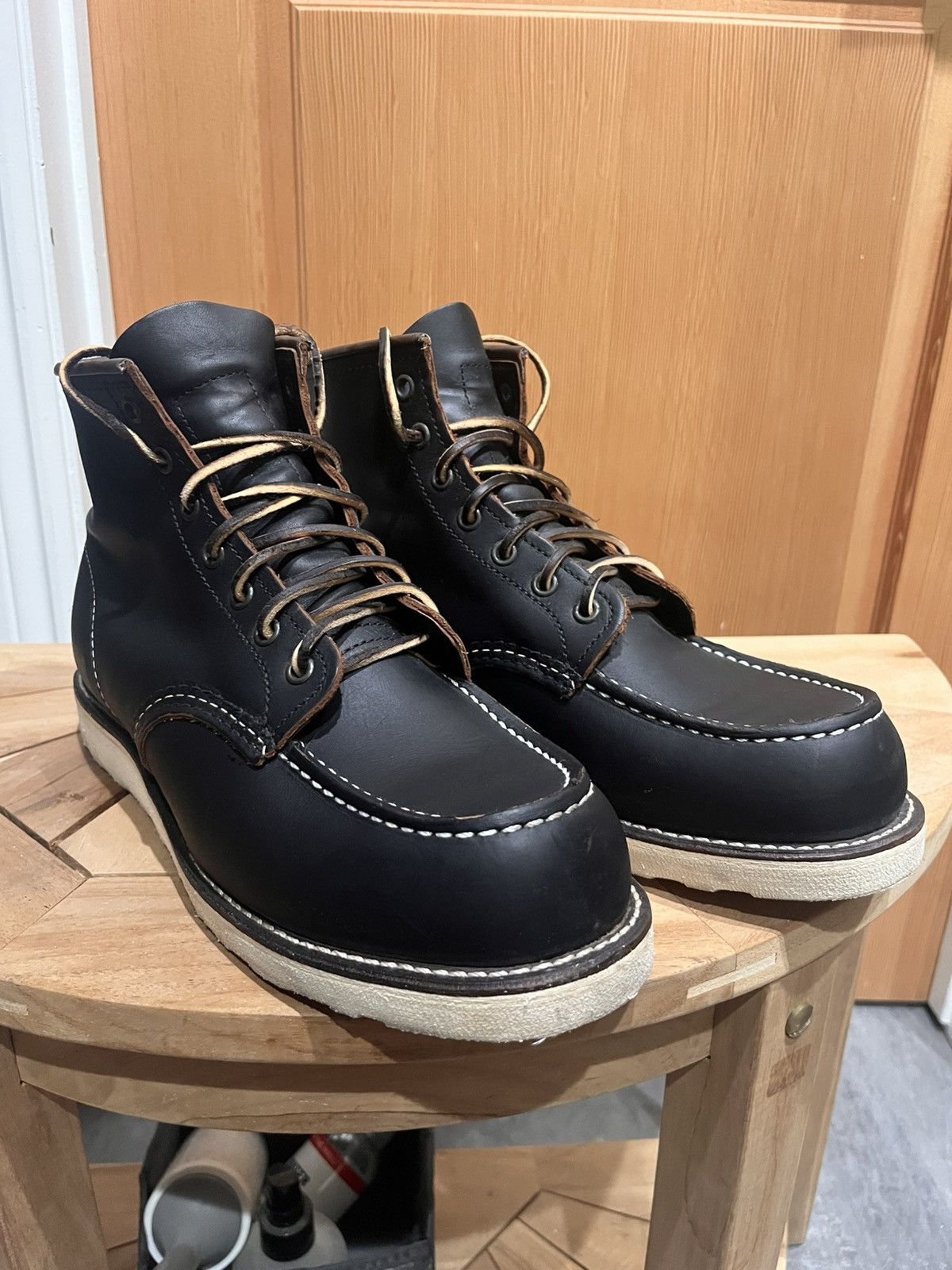 Nigel Cabourn × Red Wing Red Wing Munson boot by Nigel Cabourn (4619) |  Grailed