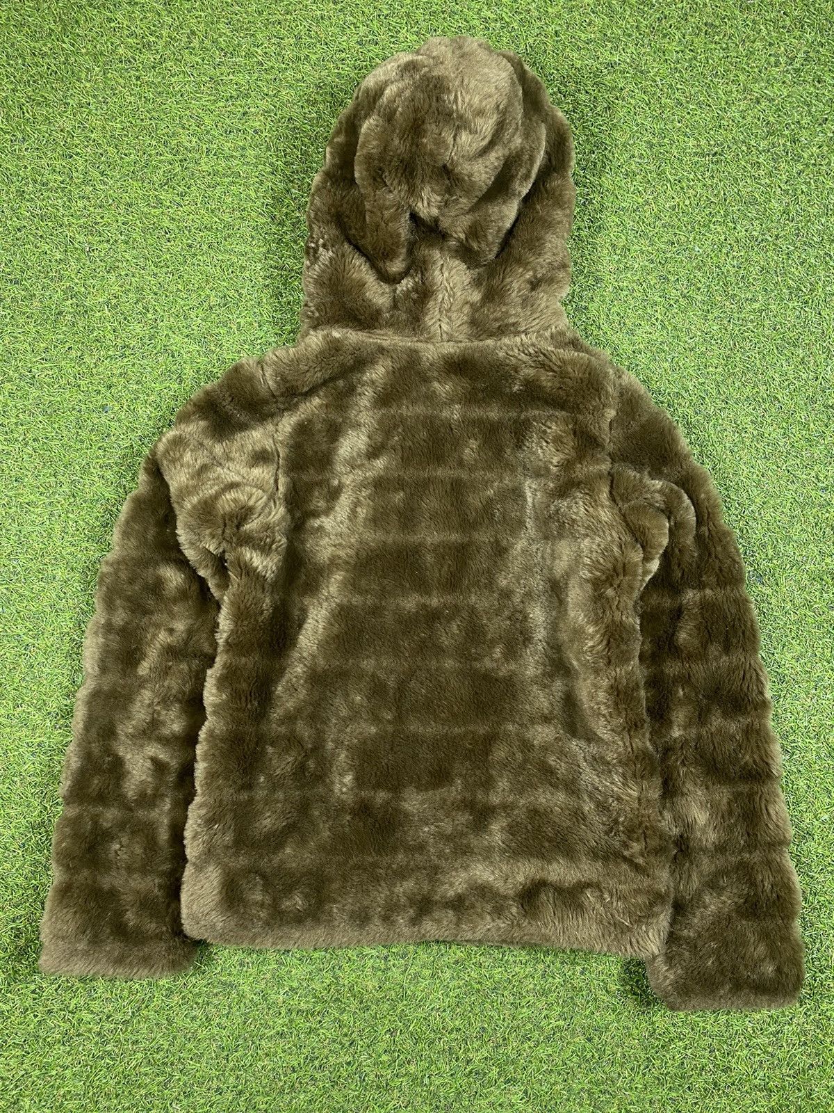 Japanese Brand × Vintage Vintage Y2K Fur Faux zip up hoodie Japanese streetwear style Size S / US 4 / IT 40 - 3 Thumbnail