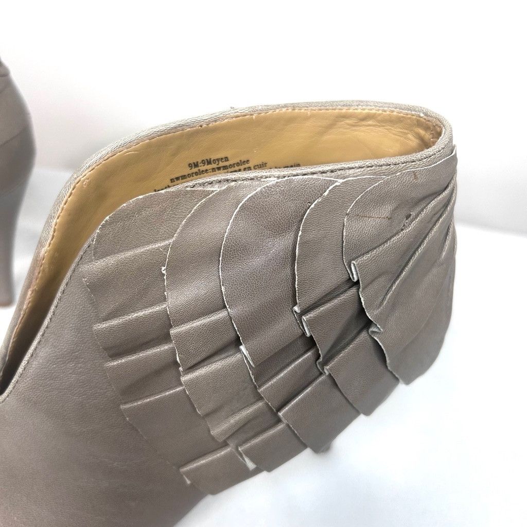 Nine West Women's Nine West Taupe Gray ruffle Boots Size 9 Size US 9 / IT 39 - 7 Thumbnail