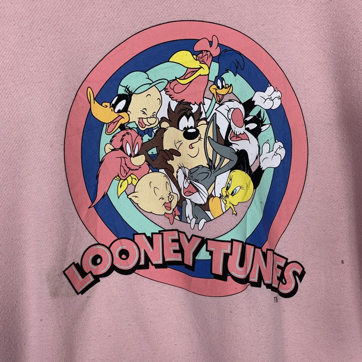 Japanese Brand Looney Tunes Pink Crewneck Sweatshirt Size US M / EU 48-50 / 2 - 10 Thumbnail