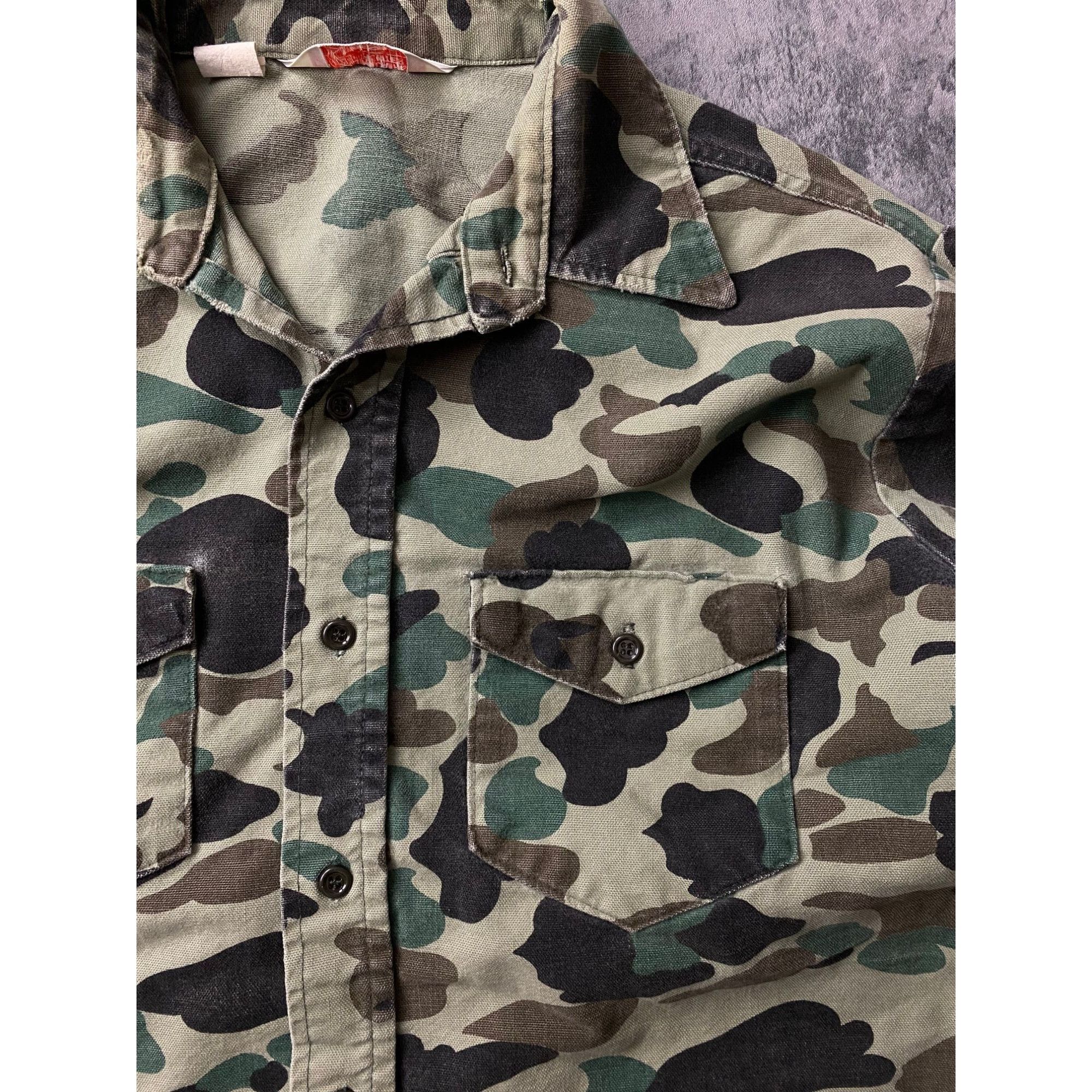 Vintage Vintage Best Jim Catfish Hunter Shirt Camo Size US L / EU 52-54 / 3 - 5 Thumbnail