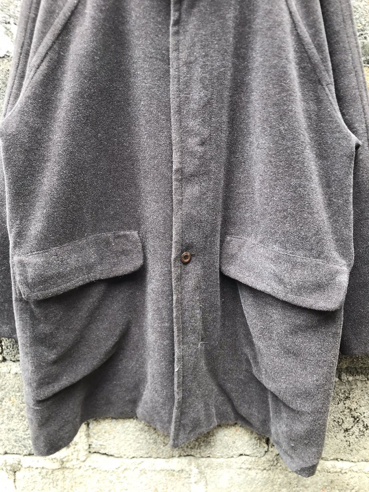 Adolfo Dominguez × Designer × Vintage ⚡️Vintage Adolfo Dominguez Wool Coat Made in Spain- L Size US L / EU 52-54 / 3 - 3 Thumbnail