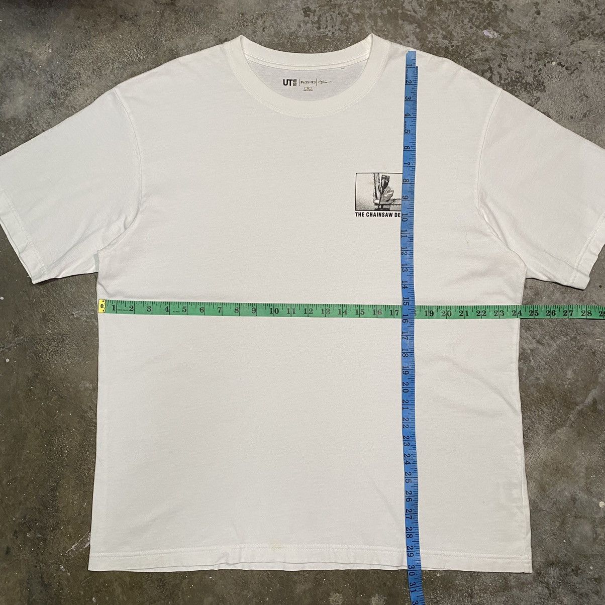 Anime Chainsaw Man Anime T Shirt Uniqlo Size XLarge Size US XL / EU 56 / 4 - 11 Thumbnail