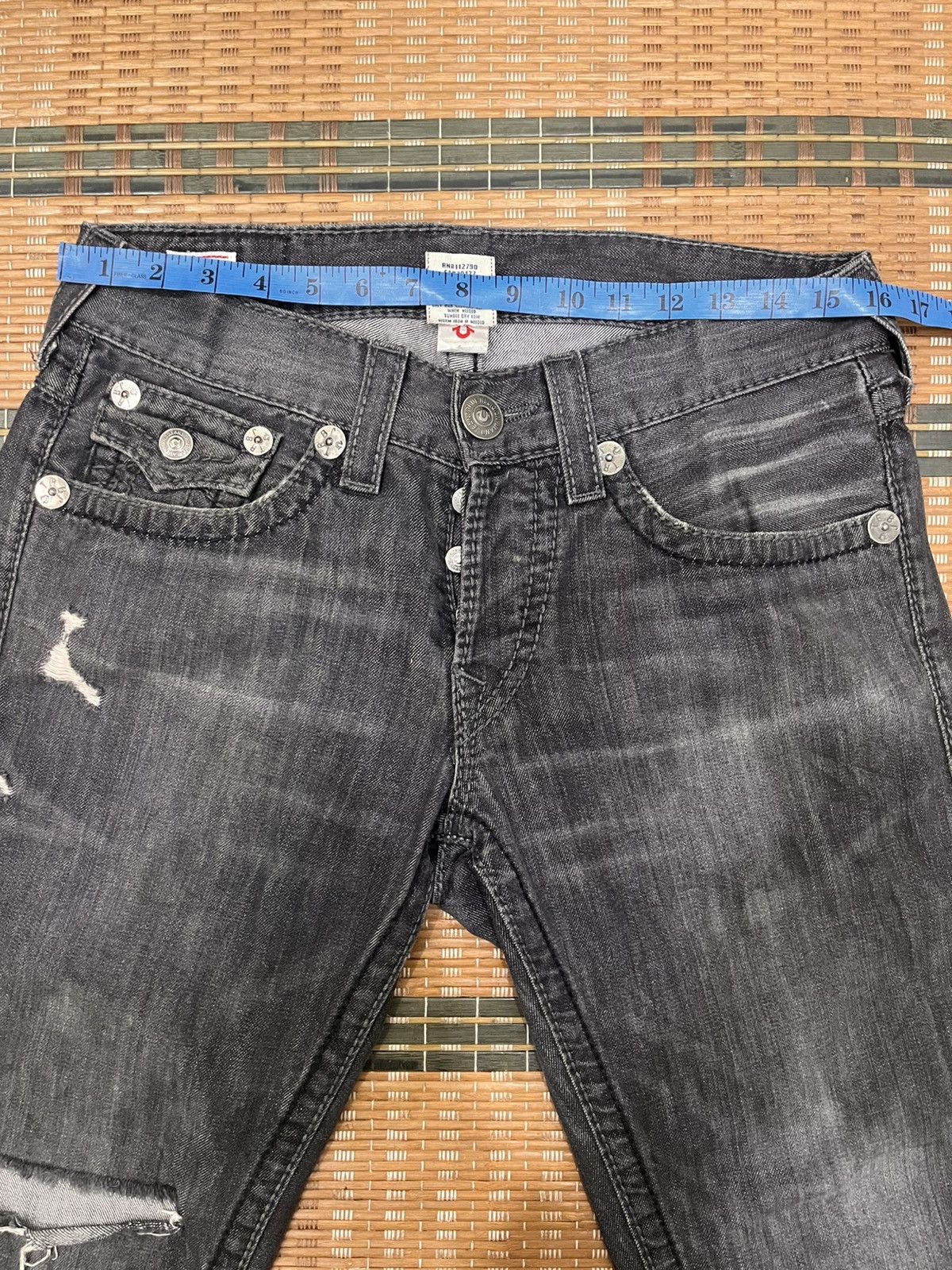 True Religion True Religion Jack Big T Distressed Denim Size US 32 / EU 48 - 17 Thumbnail