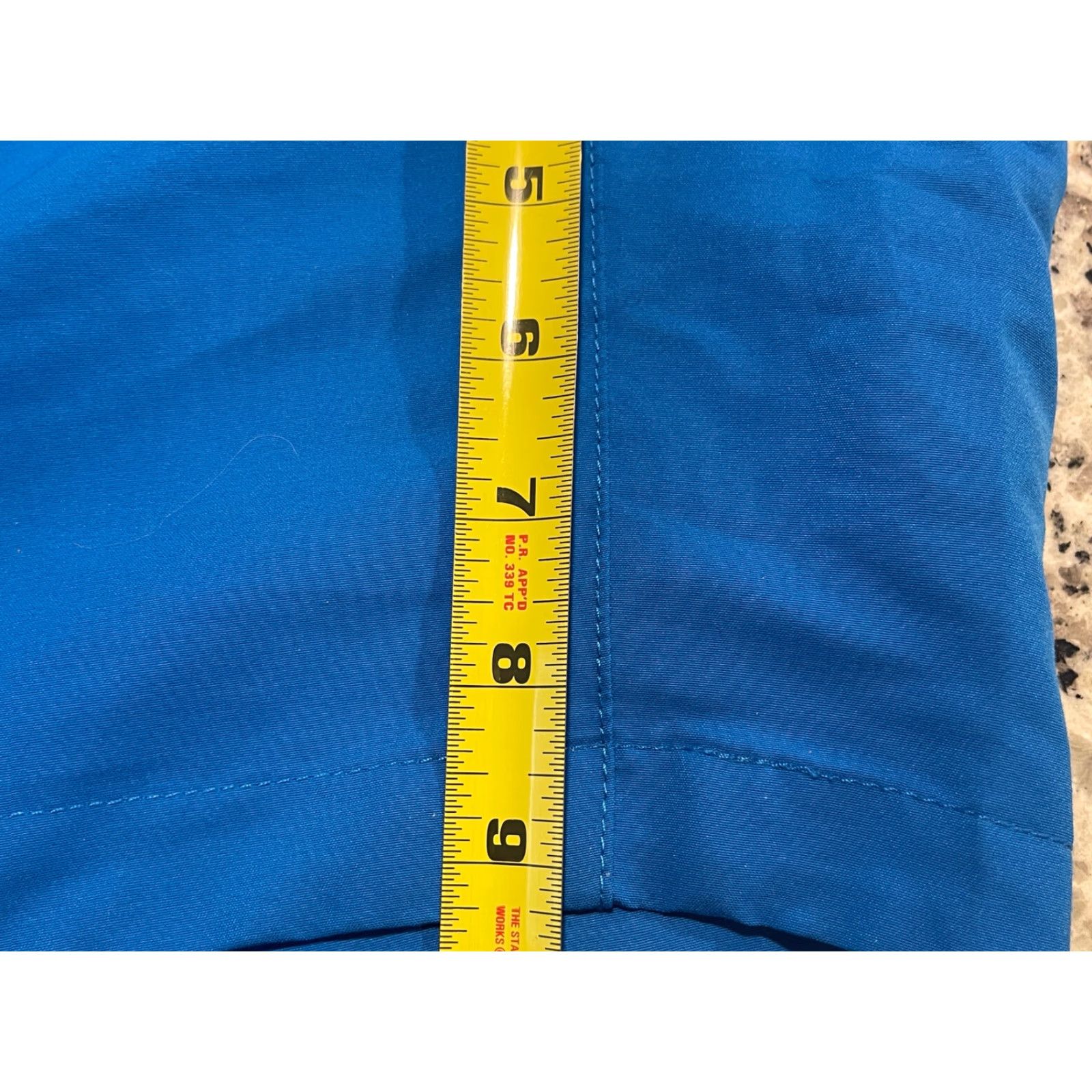 RLX Ralph Lauren RLX Ralph Lauren Board Shorts Mens 36 9" Inseam Blue Polyester Board Shorts Mens Blue 9" Inseam Pockets Drawstring Hook & Loop Fly Size US 36 / EU 52 - 3 Thumbnail