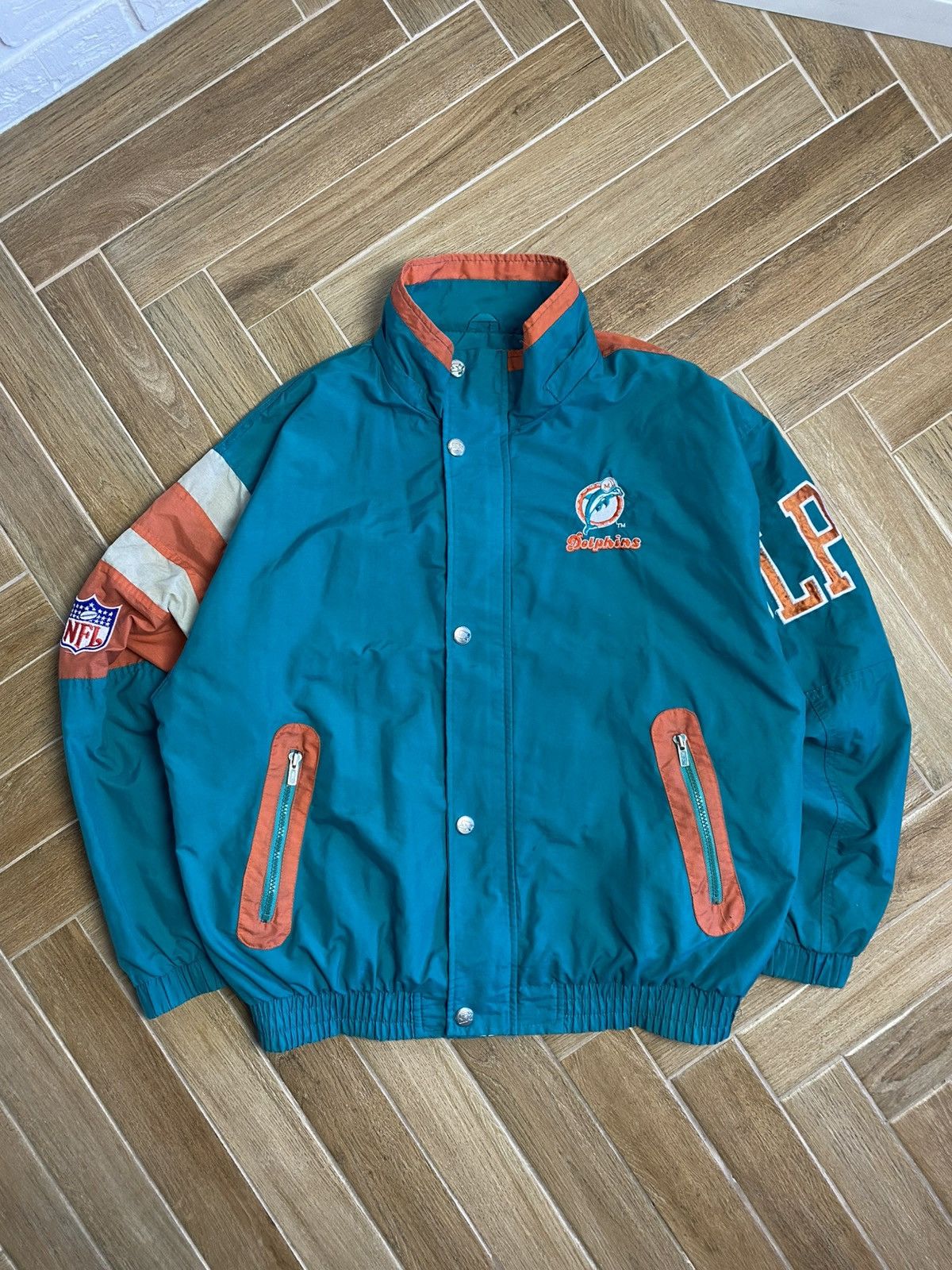 NFL × Starter × Vintage Vintage 90s Miami Dolphins Proline NFL Starter Jacket (L) Size US L / EU 52-54 / 3 - 1 Thumbnail