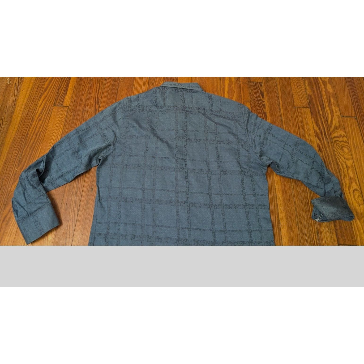 Robert Graham Robert Graham Mens Blue Button-Down Shirt XL Size US XL / EU 56 / 4 - 4 Thumbnail