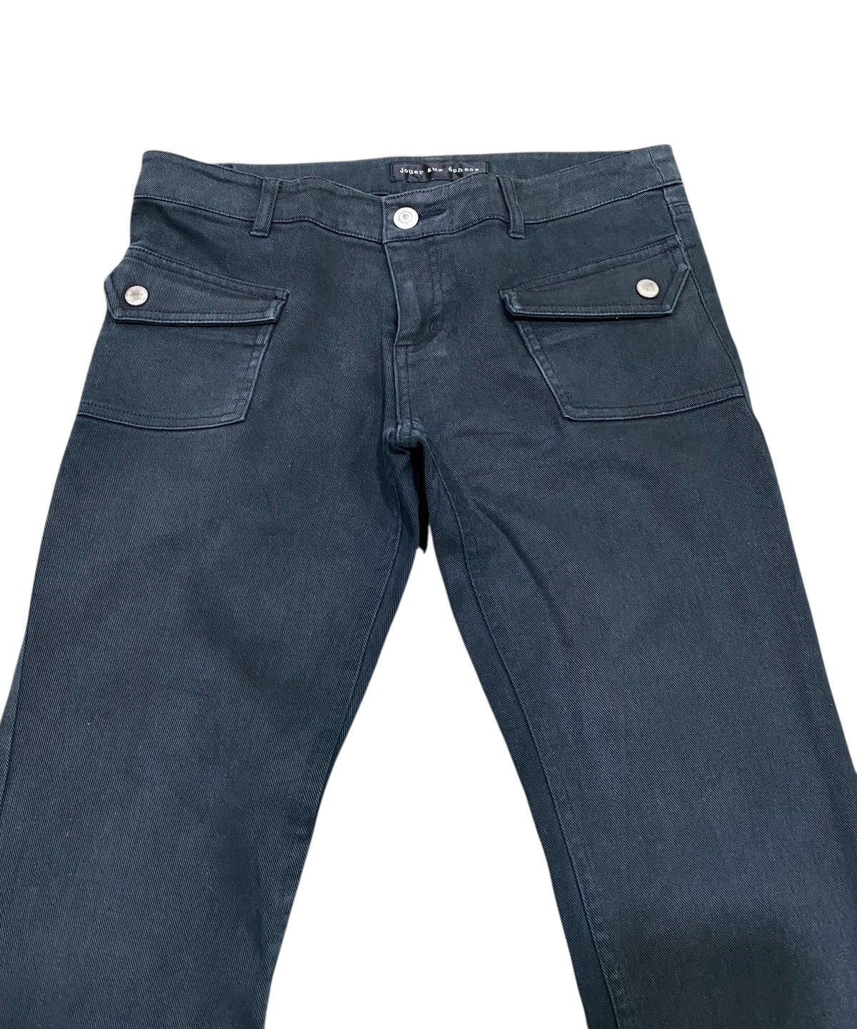 Japanese Brand Jouer aux echecs spiral tornado mart flare pants / jeans Size US 30 / EU 46 - 5 Thumbnail