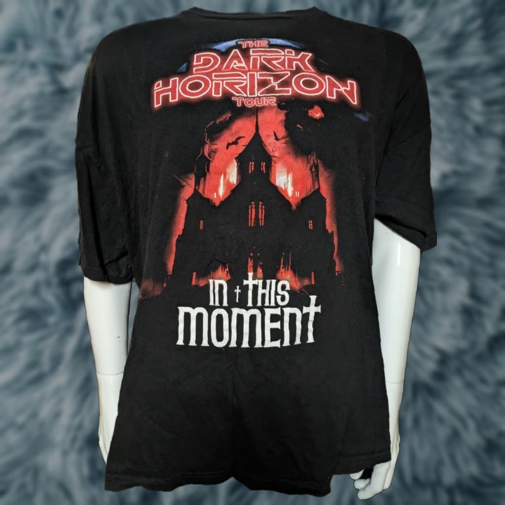 Gildan In This Moment Band Dark Horizon Tour 2023 Concert T Shirt 3XL Black Gildan Mens Cotton Rock Tee Night 00s Size US XXL / EU 58 / 5 - 1 Thumbnail
