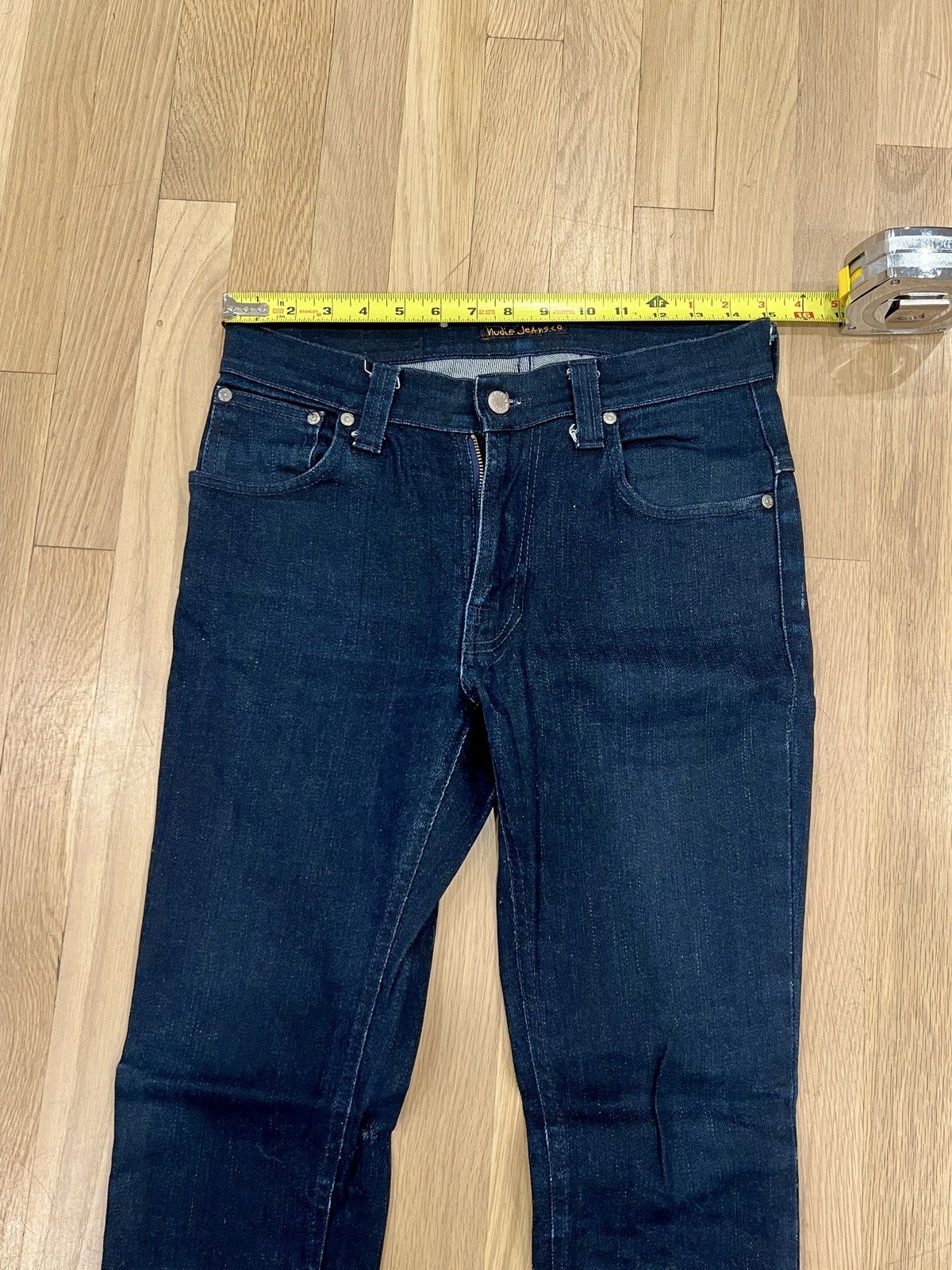 Nudie Jeans Nudie Jeans – Thin Finn – Ultra Indigo Coated Size US 30 / EU 46 - 2 Thumbnail