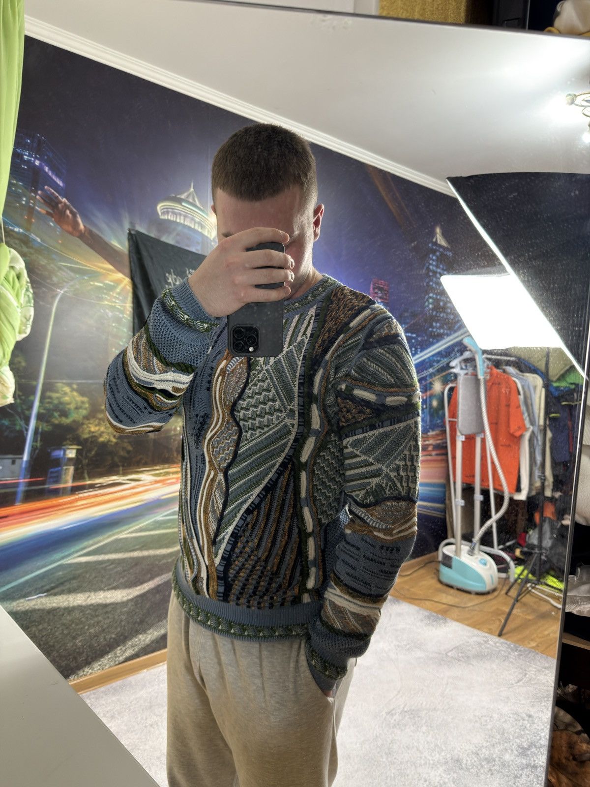 Carlo Colucci 🔥VINTAGE CARLO COLUCCI COOGI STYLE 3D KNIT SWEATER Size US L / EU 52-54 / 3 - 13 Thumbnail