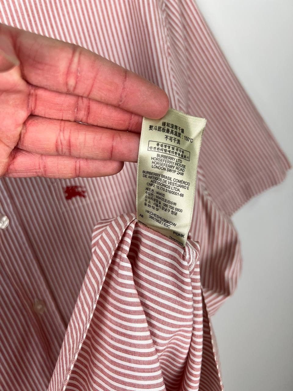 Burberry Burberry Brit luxury shirt size XL Size US XL / EU 56 / 4 - 5 Thumbnail