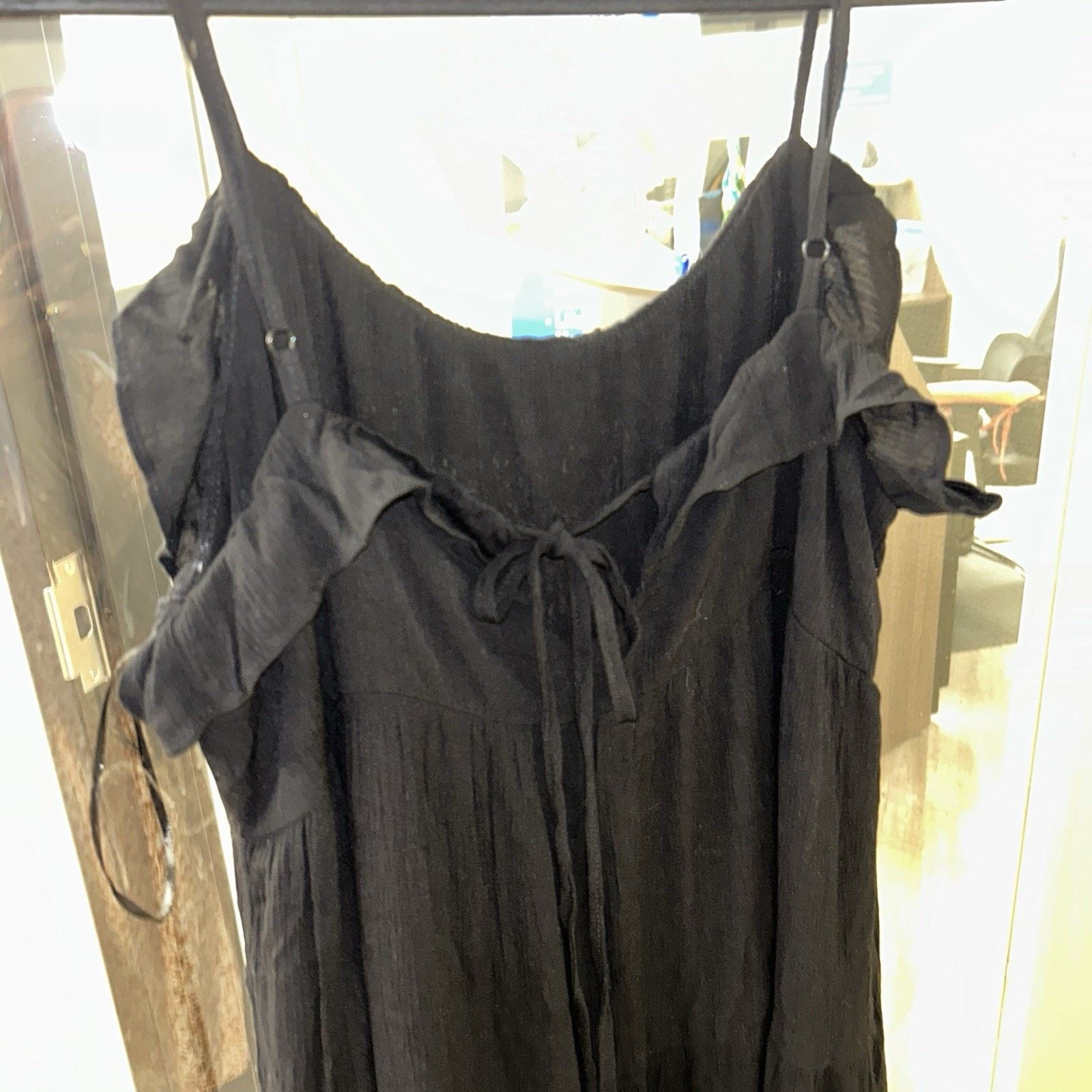 & Other Stories RolyPoly Black Strap Tiered Maxi Dress Size M Size M / US 6-8 / IT 42-44 - 3 Thumbnail