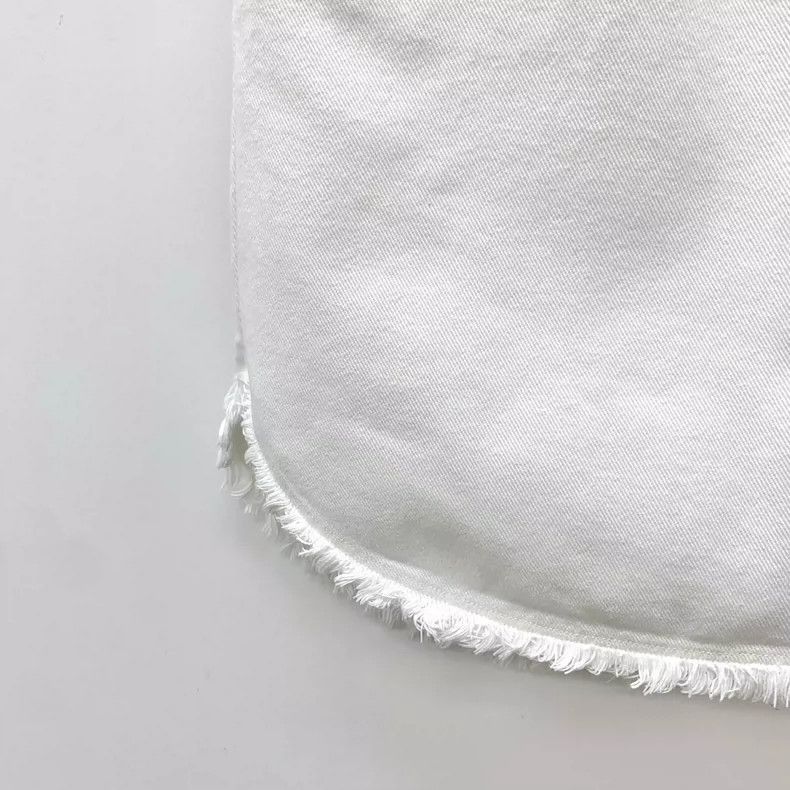 Louis Vuitton Louis Vuitton White Fringed Casual Skirt -2505 Size 28" / US 6 / IT 42 - 4 Thumbnail