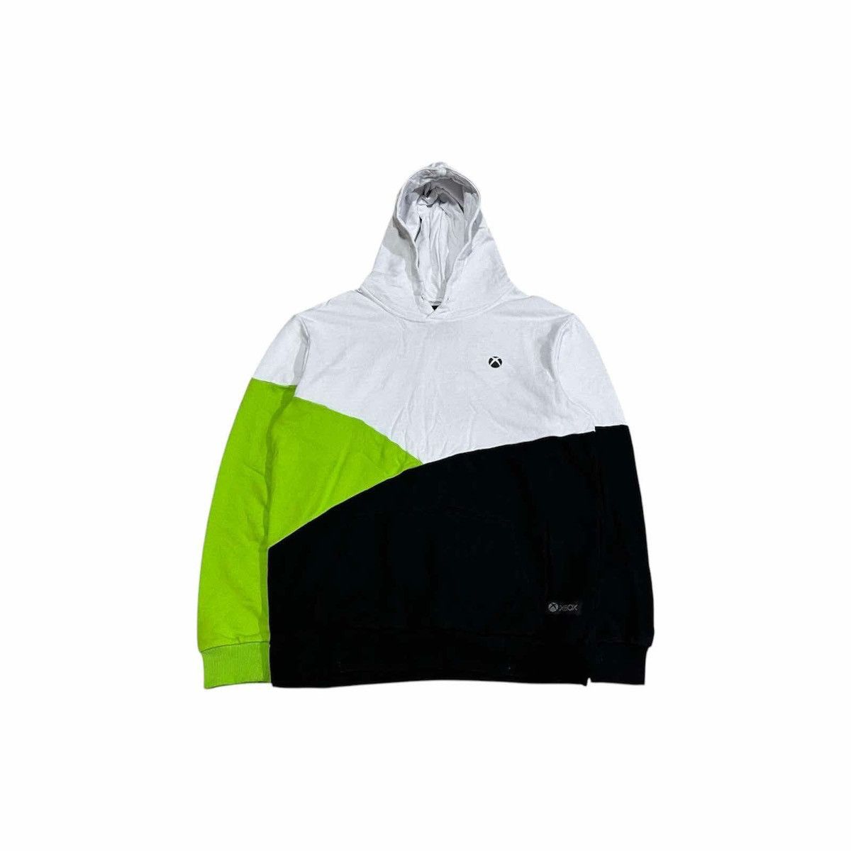 Japanese Brand 🔥Sick Y2K Xbox Hoodie Color Block Asymmetric Size US XL / EU 56 / 4 - 3 Thumbnail