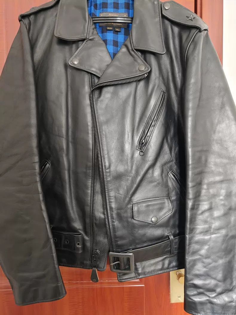 Schott Schott Motorcycle leather coat Size US XL / EU 56 / 4 - 2 Thumbnail
