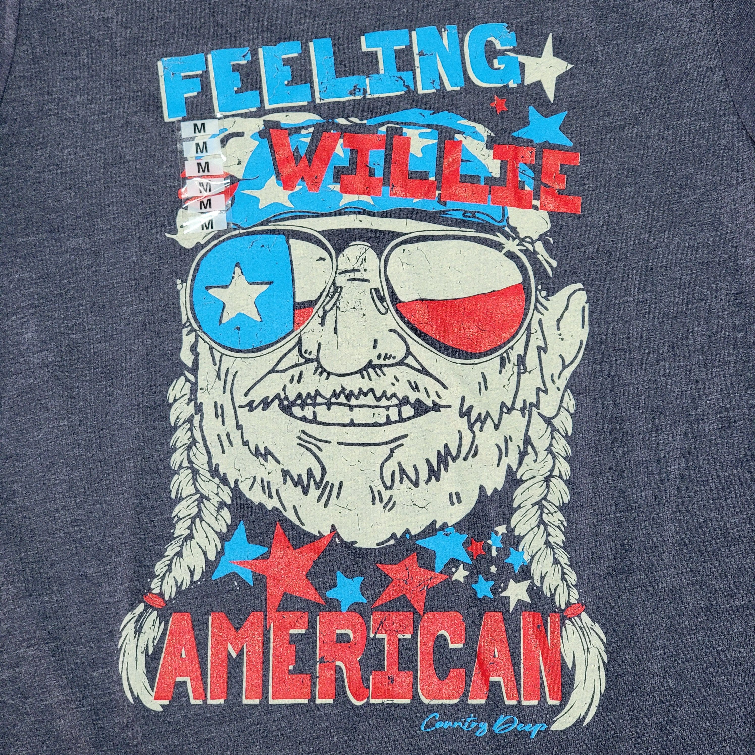 Other Country Deep SS Unisex "Feeling Willie American" - Med NWT Size US M / EU 48-50 / 2 - 2 Thumbnail