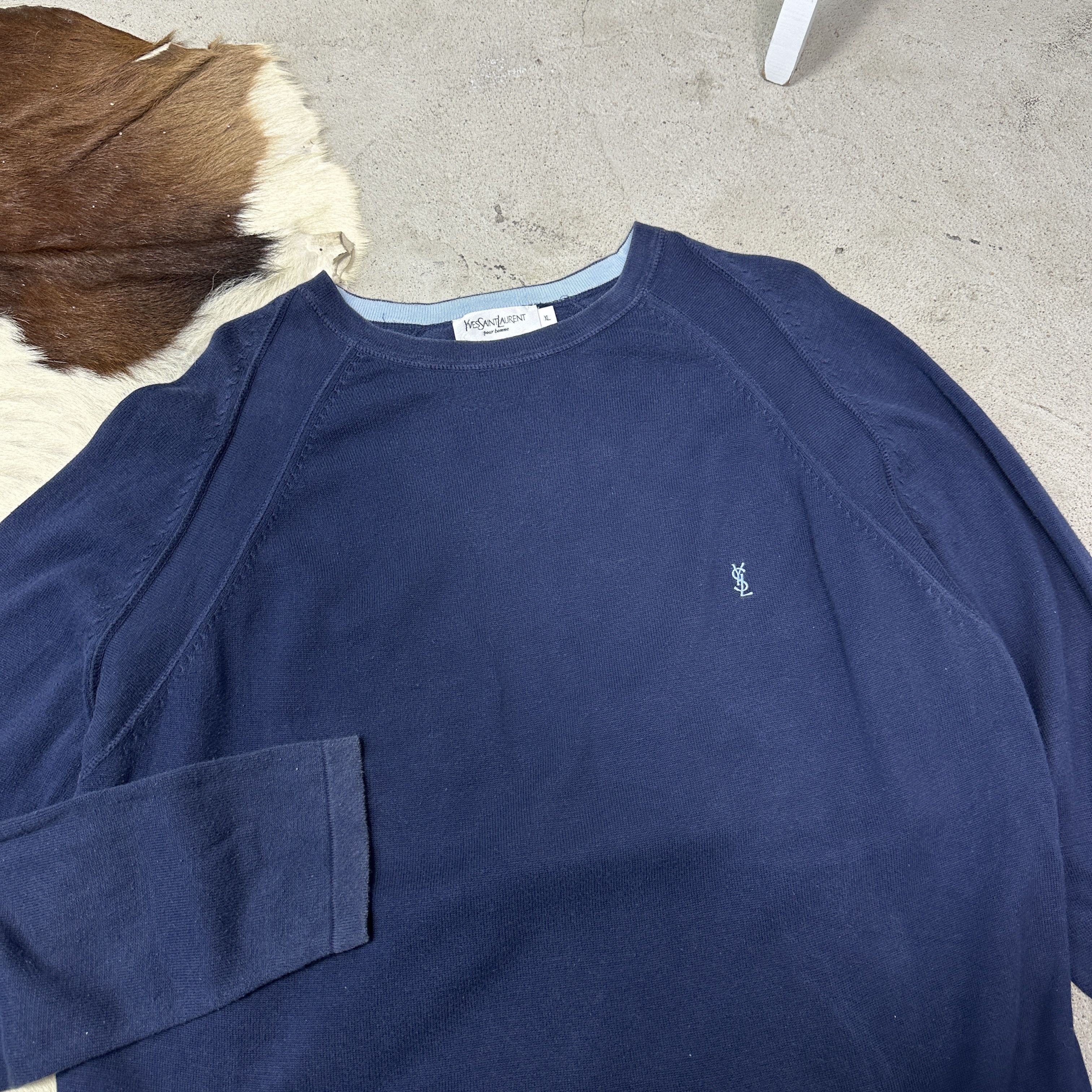 Yves Saint Laurent Vintage Old Money Yves Saint Laurent Sweater Y2K Size US XL / EU 56 / 4 - 3 Thumbnail