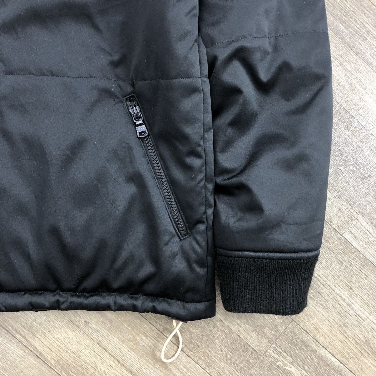 A.P.C. 2000s A.P.C. Ned Quilted Black Bomber Jacket Size US M / EU 48-50 / 2 - 7 Thumbnail