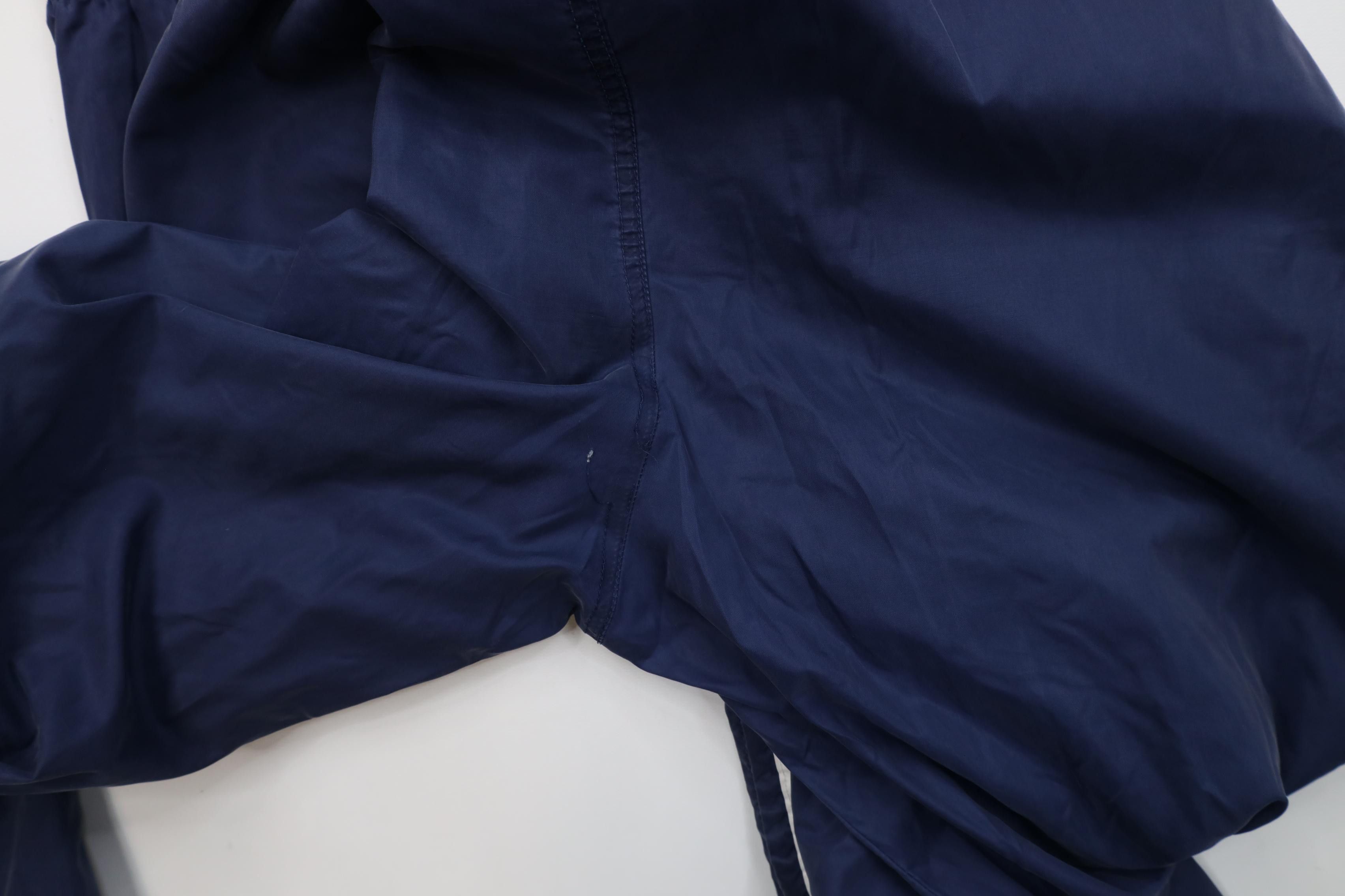 Adidas Vintage 90s Adidas Windbreaker Joggers Pants Navy Blue Size US 36 / EU 52 - 16 Thumbnail