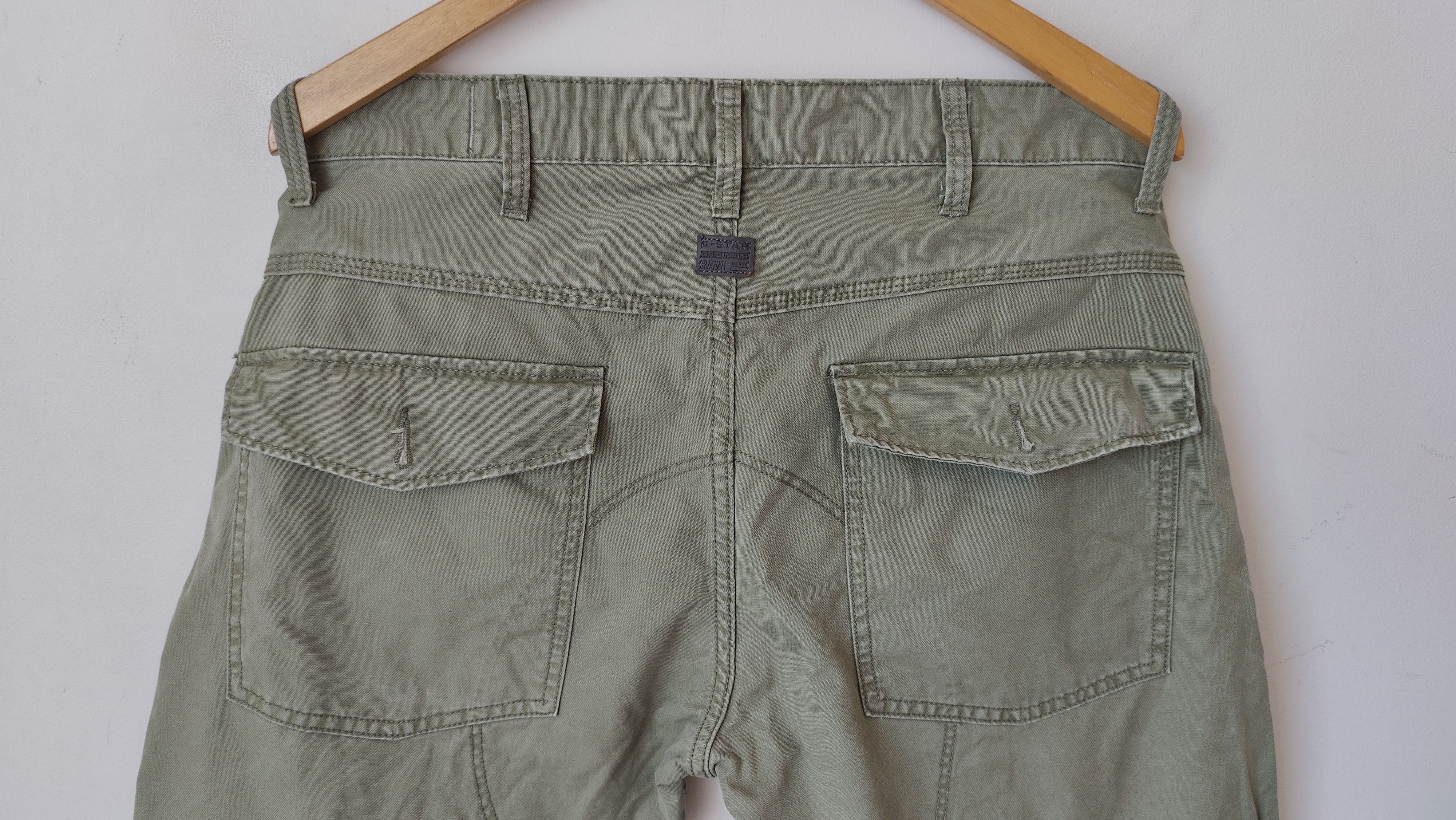 G-Star G Star Raw Khaki Biker Pants Slim Japan Style Size US 33 - 8 Thumbnail