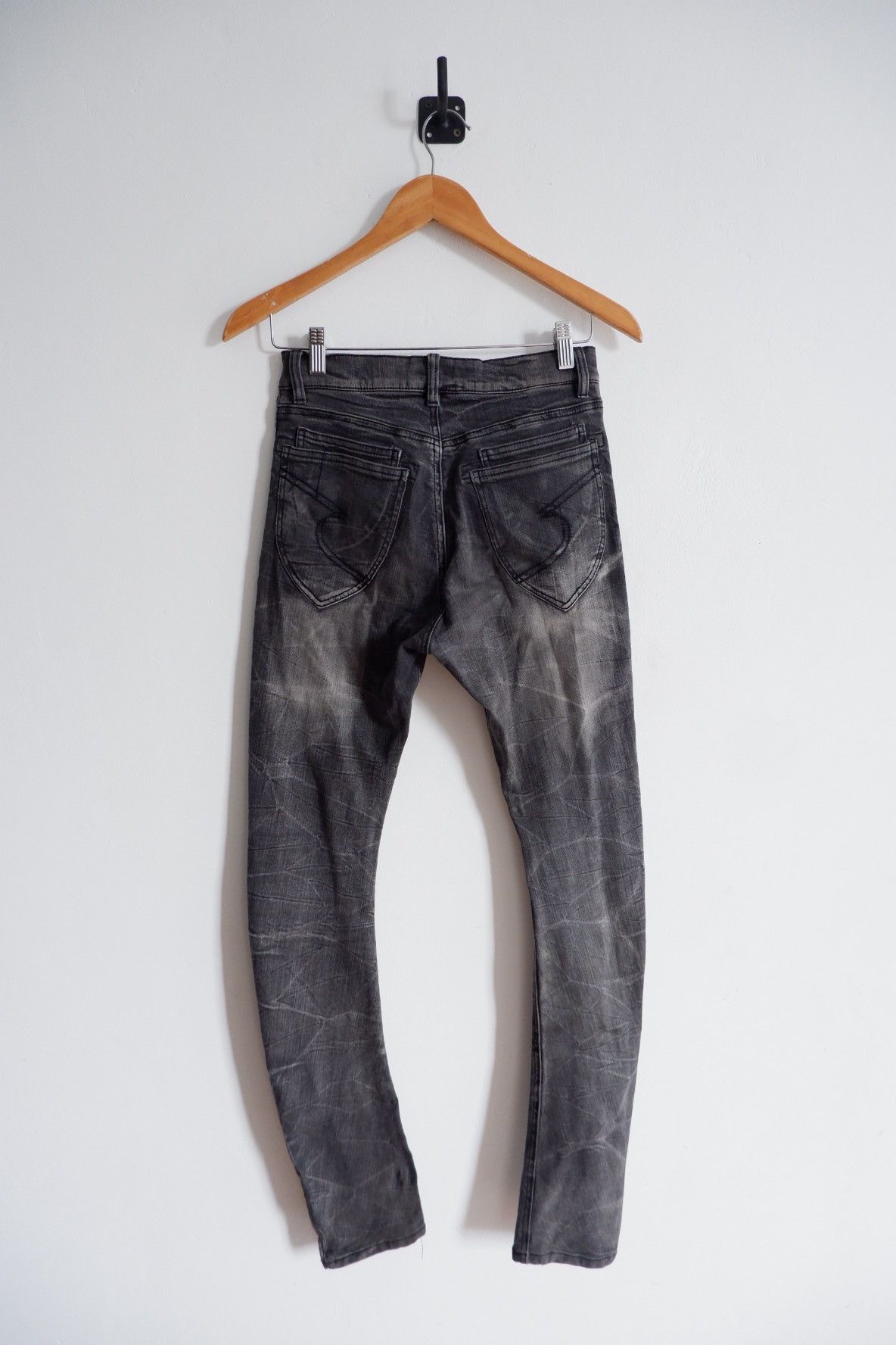 semanticdesign Vintage Semantic Design Curve Jeans | Stretch Size US 28 / EU 44 - 2 Thumbnail