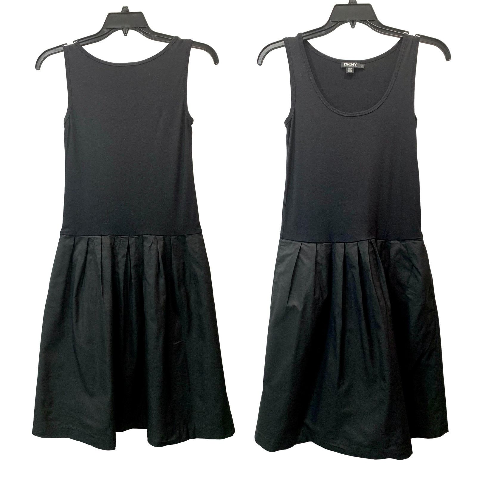 DKNY DKNY Black Tank Dress Chic Minimalist | Small Size S / US 4 / IT 40 - 4 Thumbnail