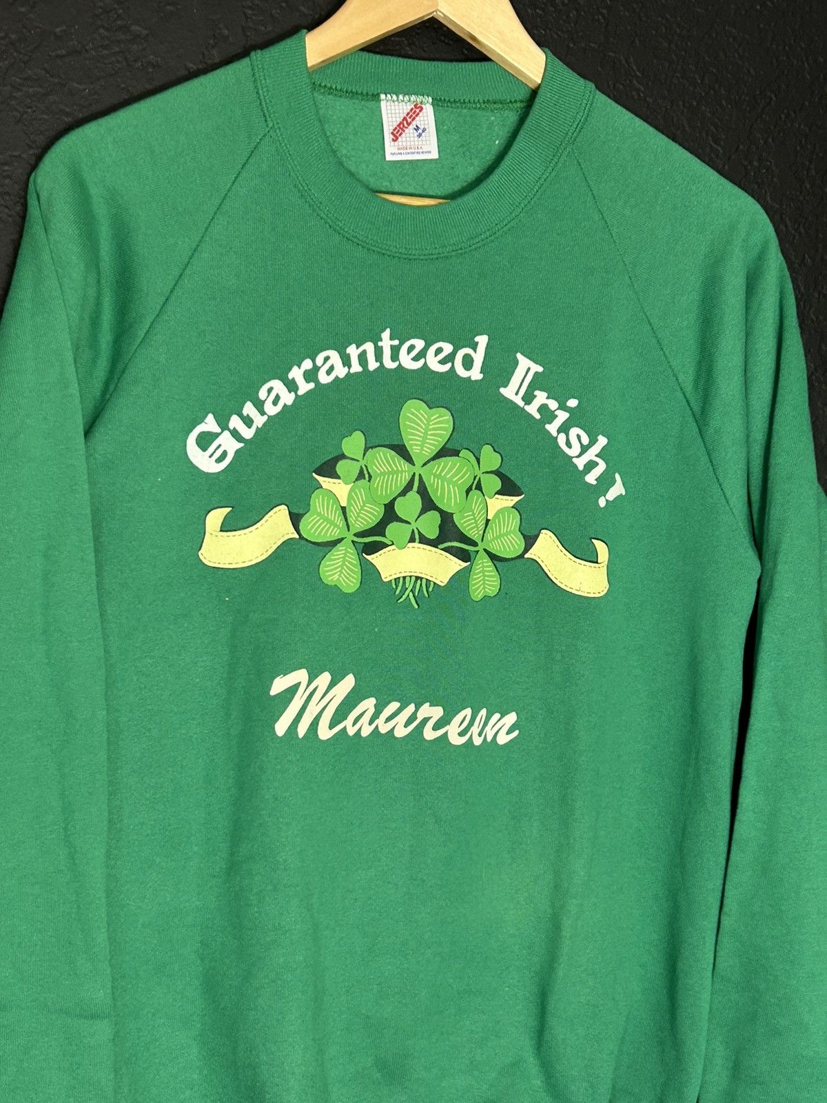 Vintage New With Tags Ireland Clover Crewneck Size US M / EU 48-50 / 2 - 2 Thumbnail