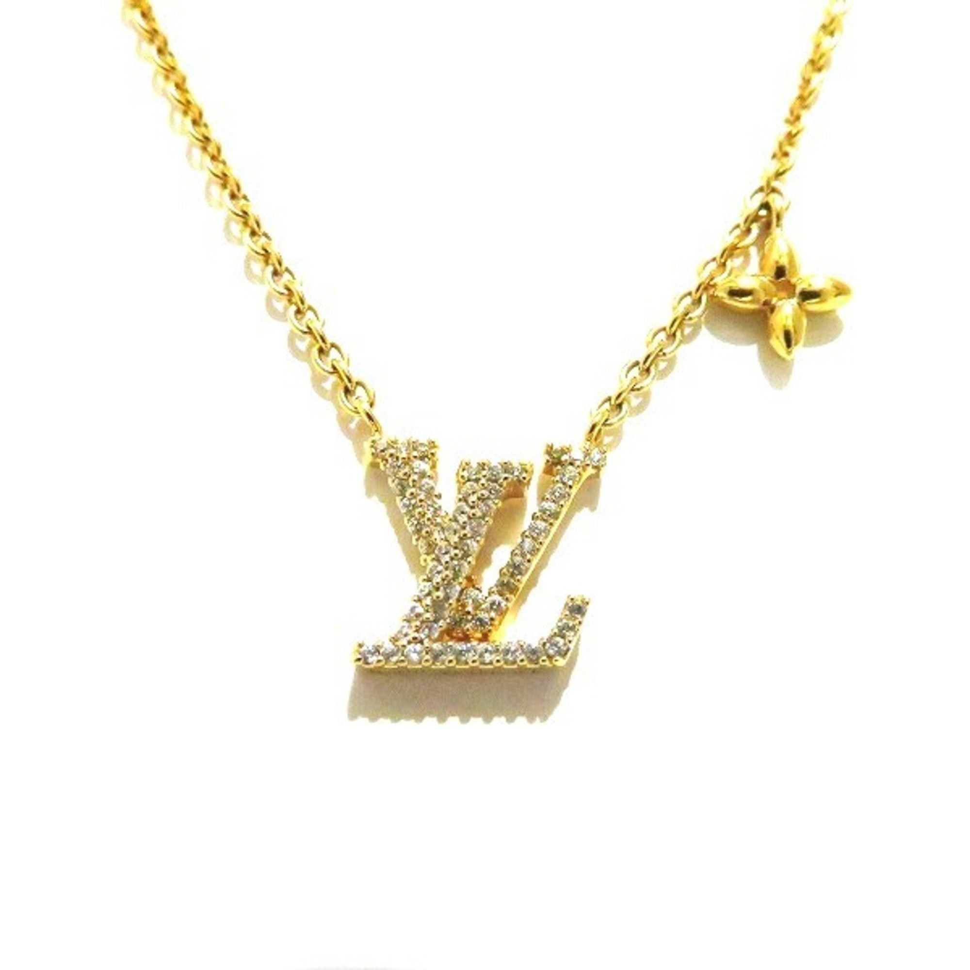 image of Louis Vuitton Collier Lv Iconic M00596 Accessories Necklace For Women in Gold
