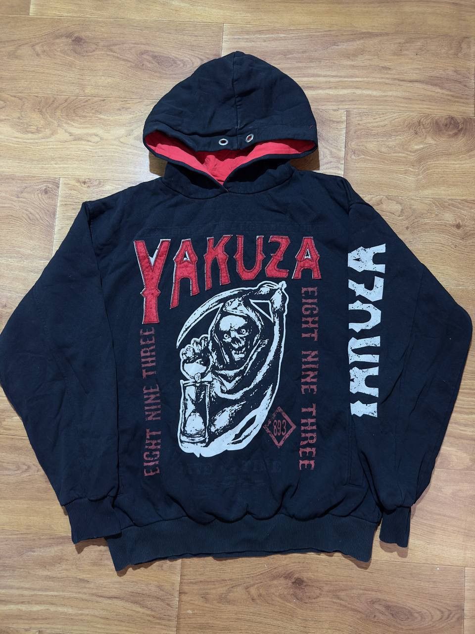 Ed Hardy Vintage Hoodie Yakuza Big Logo Japanase Style Streetwear Y2K Size US XL / EU 56 / 4 - 1 Thumbnail